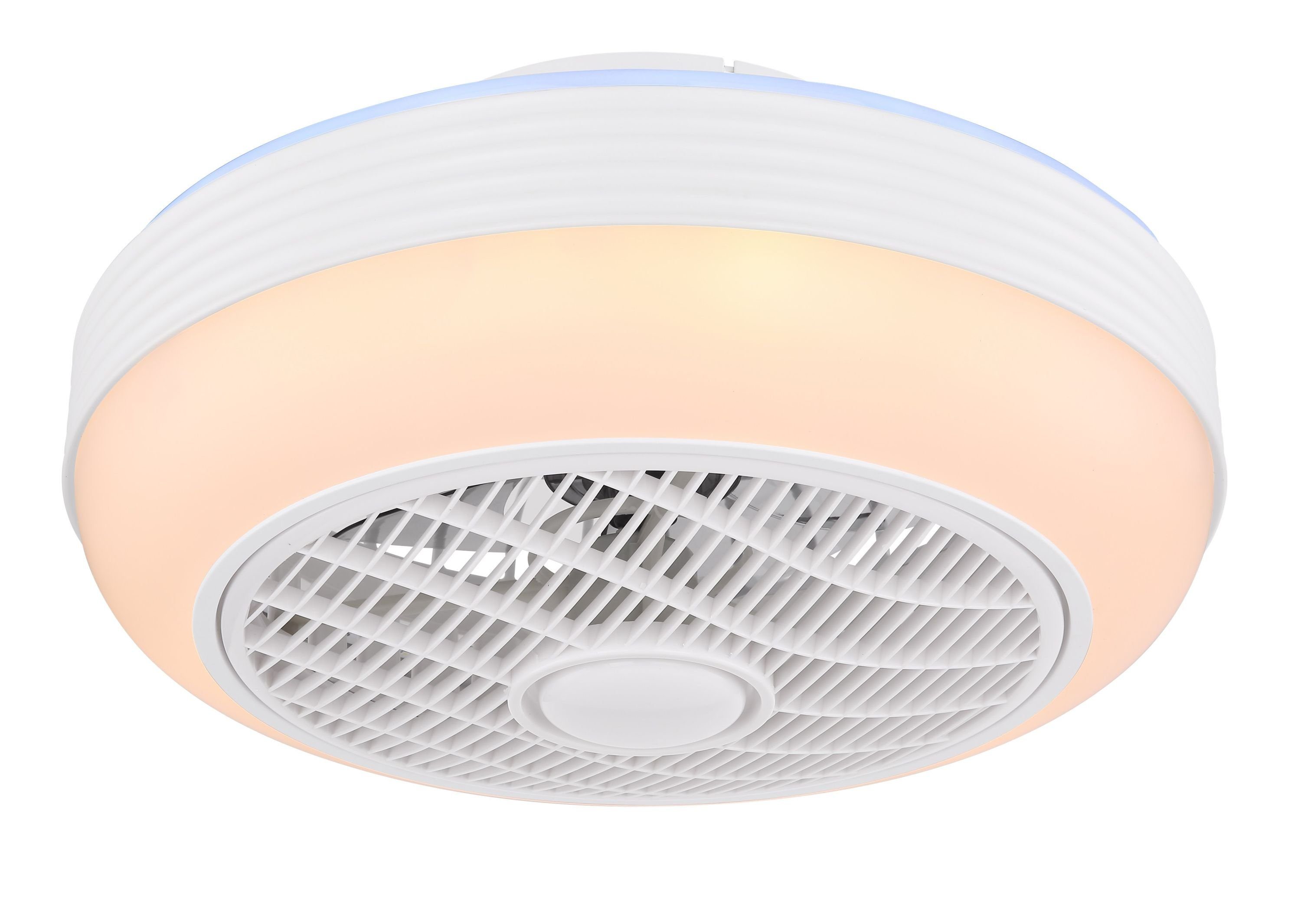 GLOBO GLOBO (DH Ventilator, Ventilator ROMARIO 46x23 cm) Deckenventilator LEUCHTEN Lighting