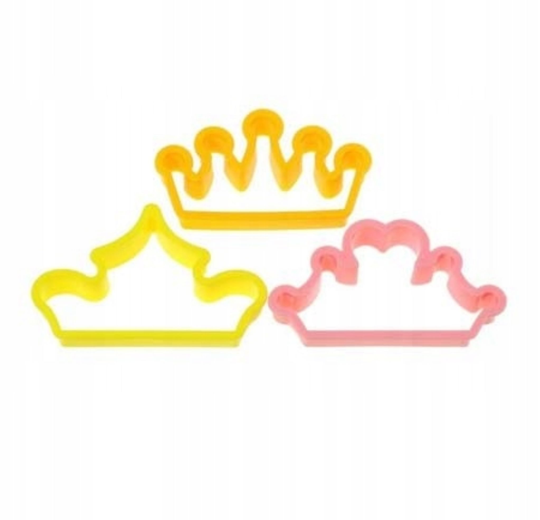 CakeLand Kugelausstecher Tortenausstecher – Set mit 3 Kronen, perfekt für besondere Anlässe!