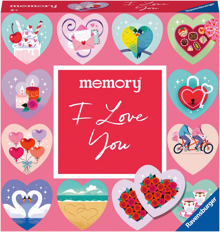 Ravensburger Spiel memory® moments - I love you, Kinderspiel, Made in Europe