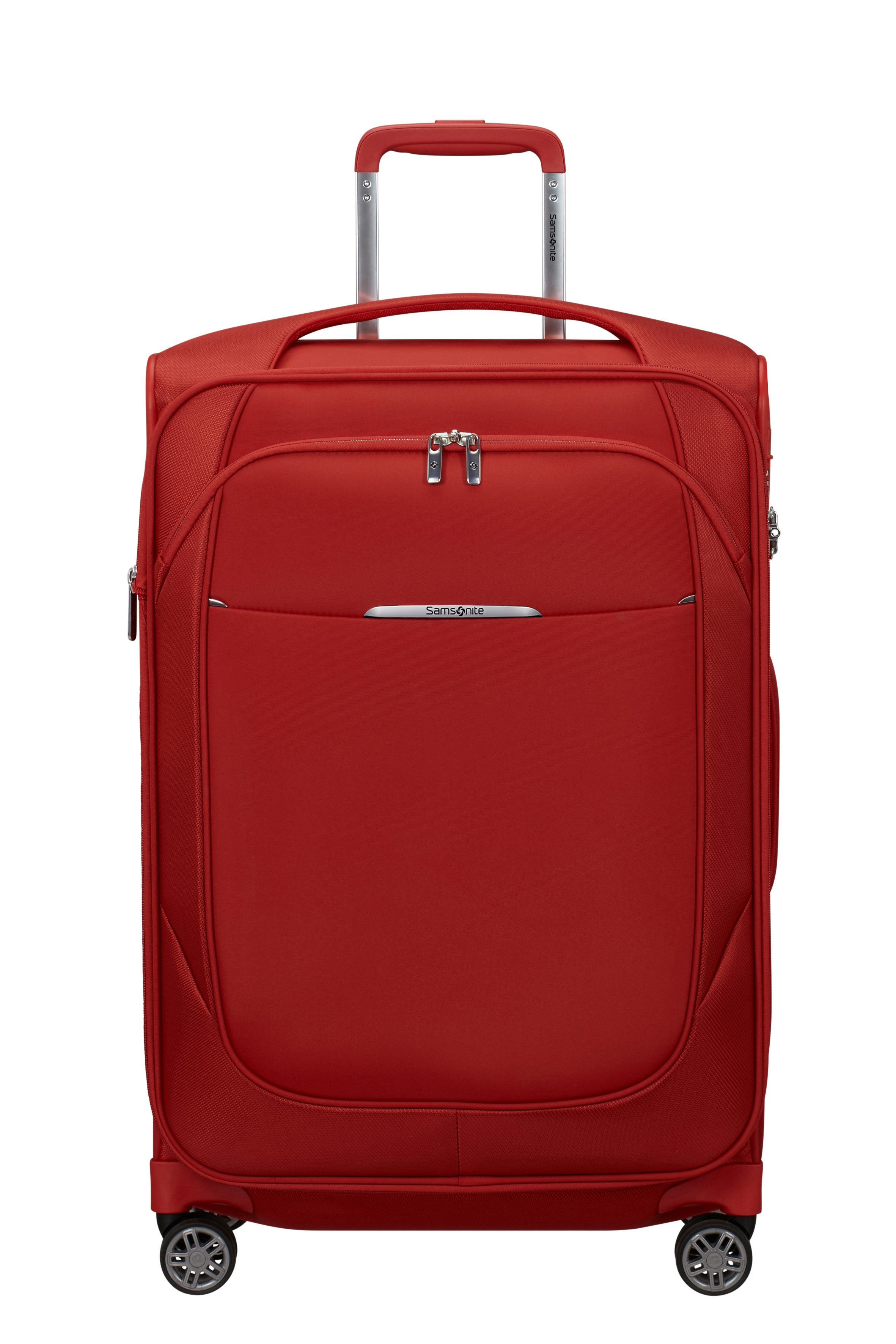 Samsonite Weichgepäck-Trolley RE-LITE, verschiedene Größen und Farben, 4 Rollen, mit arretierbarem und versenkbarem Druckknopf-Trolleysystem
