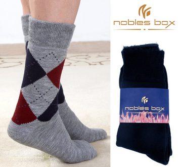 NoblesBox Thermosocken Herren Wintersocken (Beutel, 2-Paar, 41-45 EU Größe) Herren Warme Socken, Herren Arbeitssocken