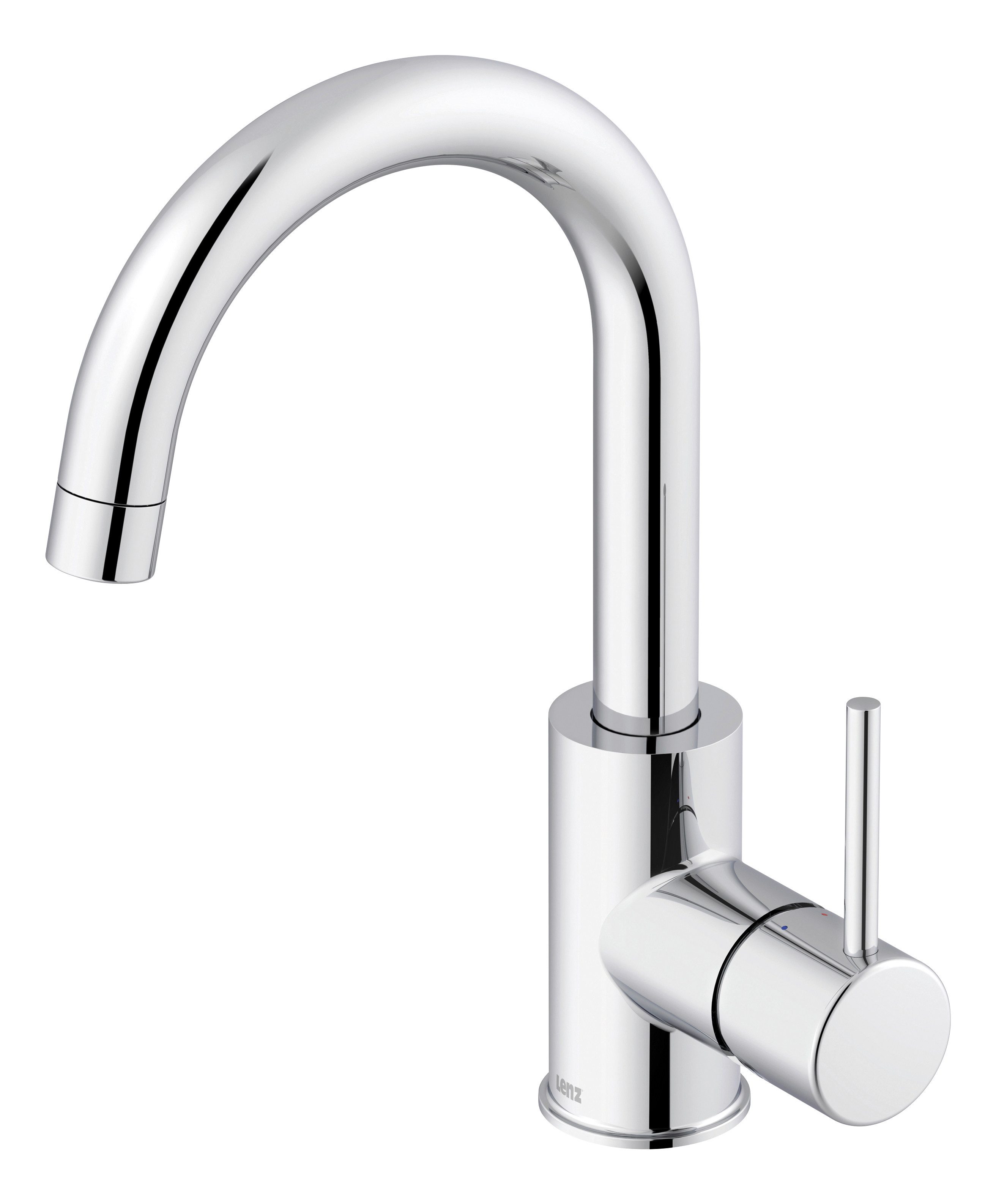 Lenz Waschtischarmatur BOW2 (Armatur mit Pop-Up-Ventil) EasyFix Befestigung