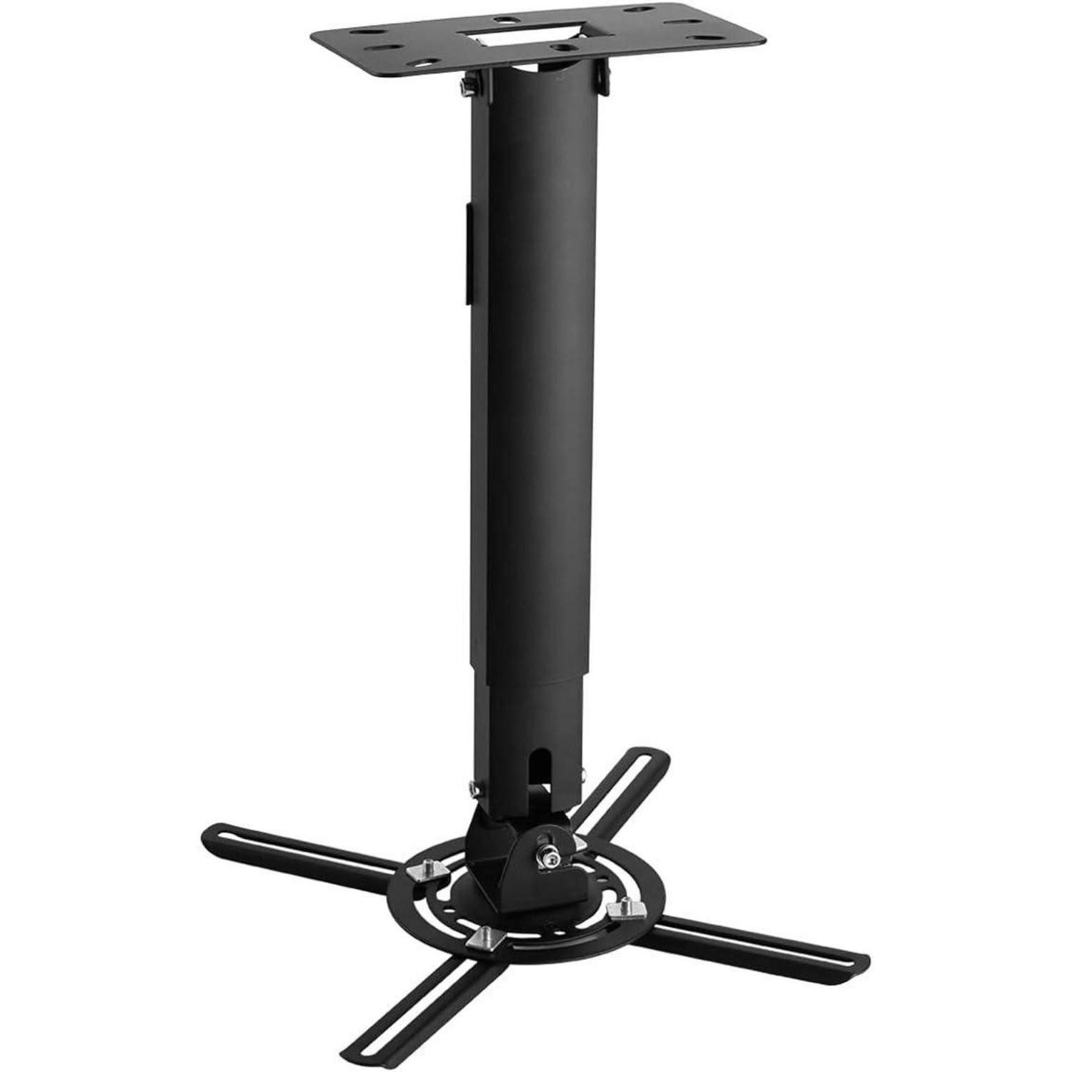 LuxusKollektion Beamer-Deckenhalterung Beamer Deckenhalterung einstellbar ausziehbar LCD DLP Schwarz