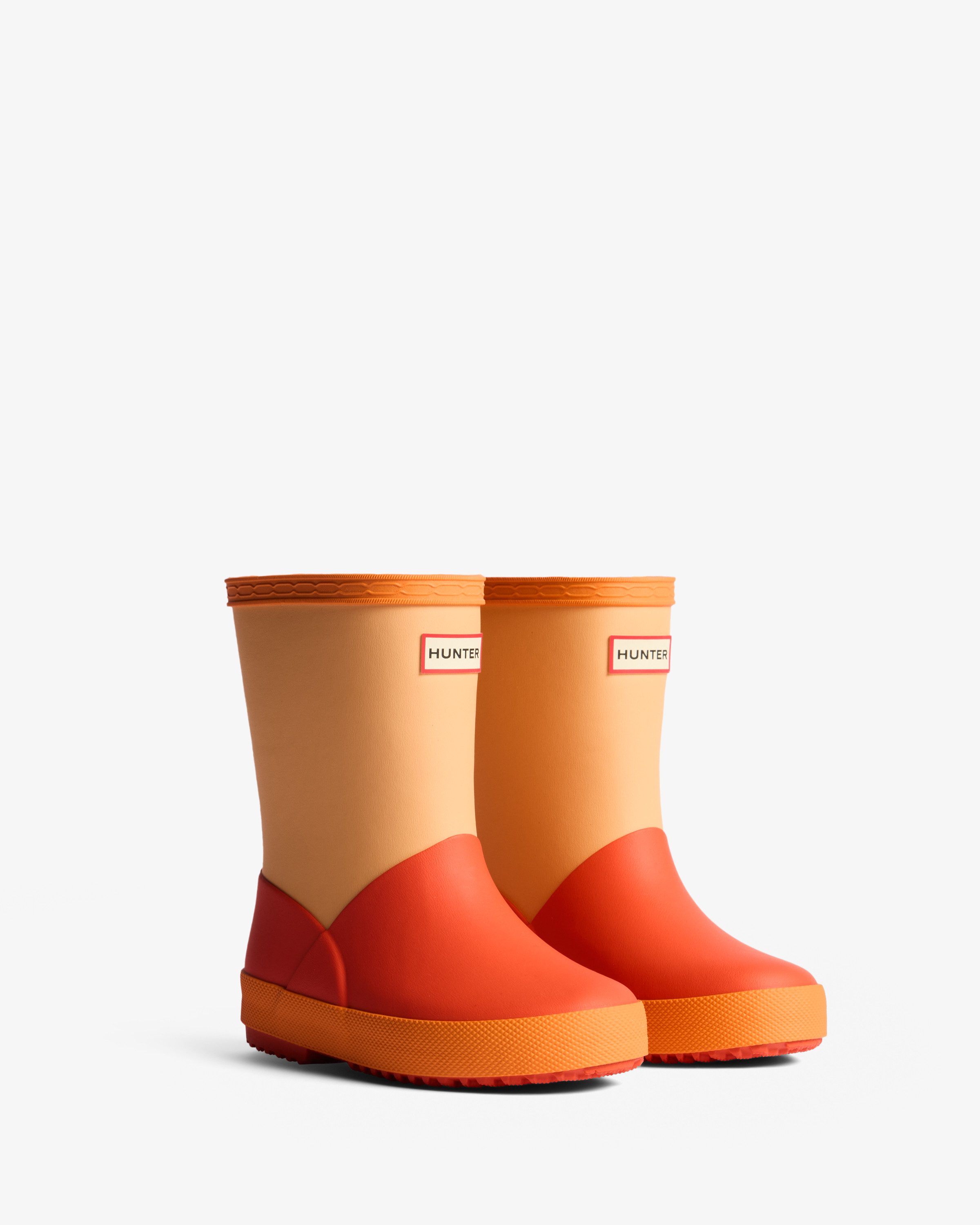 Hunter Original kids first colour block insulated Gummistiefel wasserdicht & gefüttert