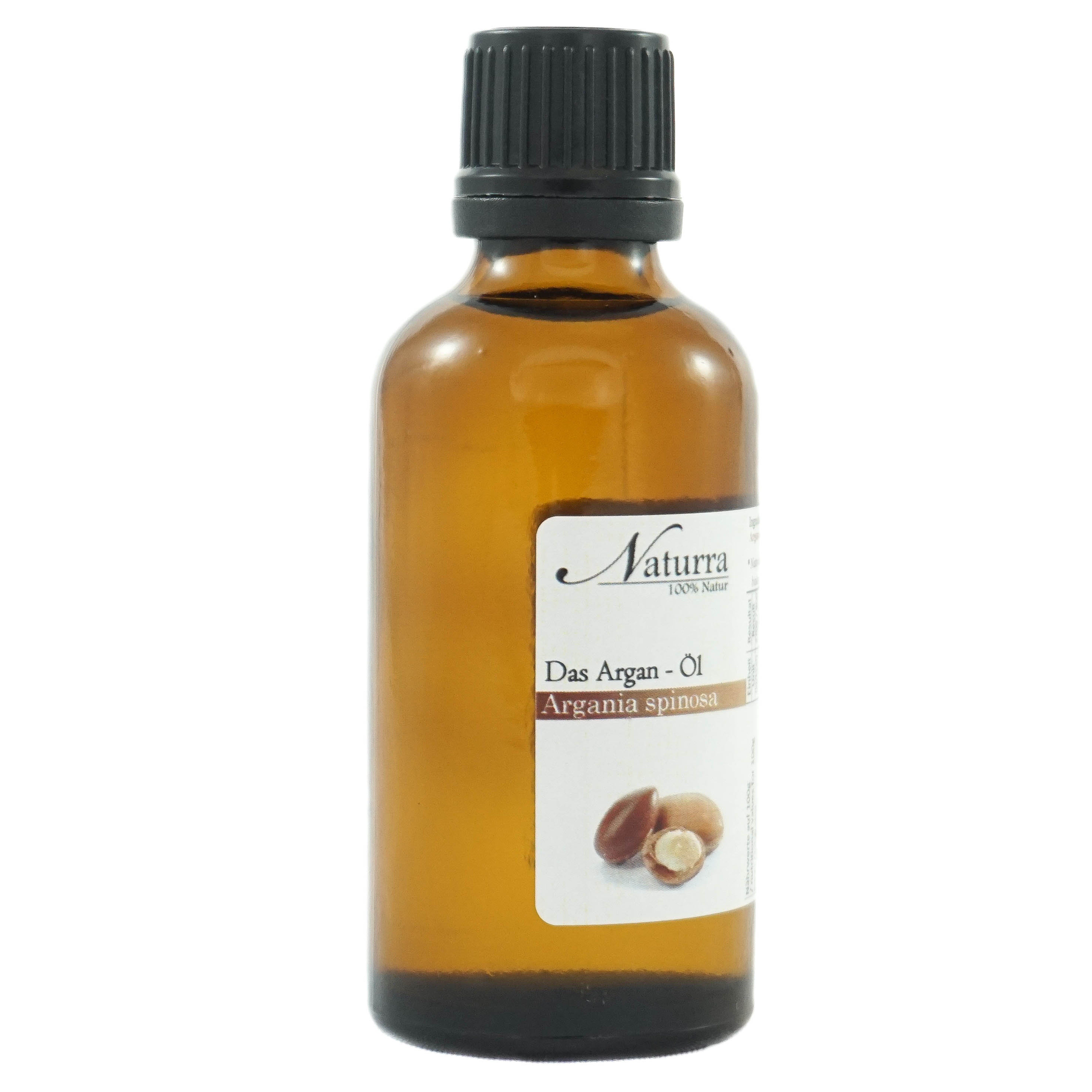 Naturra Körperöl Bio Arganöl nativ – kaltgepresst, unraffiniert premium Rohware im Glas, Bio-Vorzeige-Projekt, Upcycling Beauty, Hoher Omega-9-Anteil, Omega-6