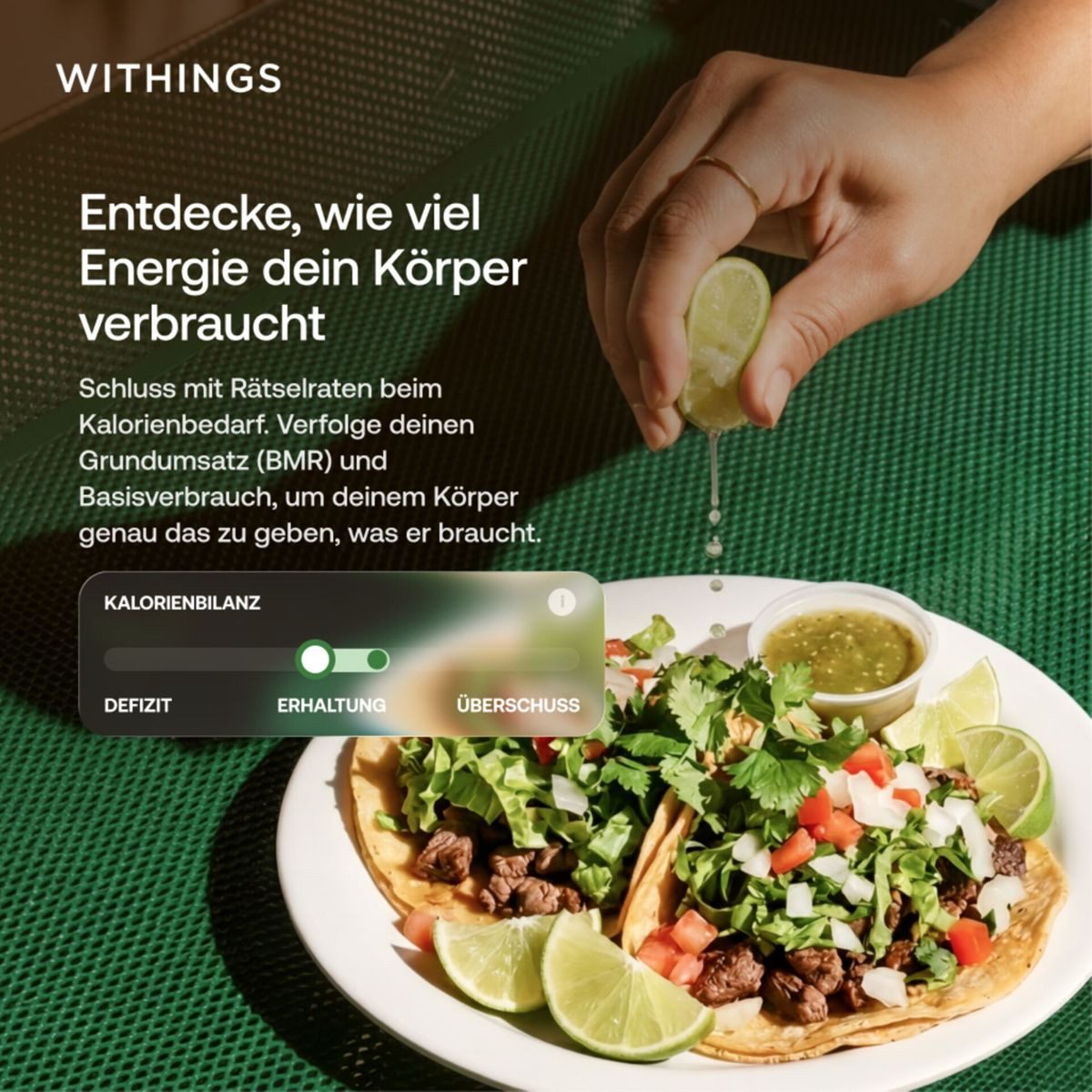 Withings Körper-Analyse-Waage Withings BodyFit: Smarte Körperwaage mit 40+ Biomarkern, 99 % DEXA-Genauigkeit • Stoffwechselbewertung • Kostenlose App – Bild 5 von 5