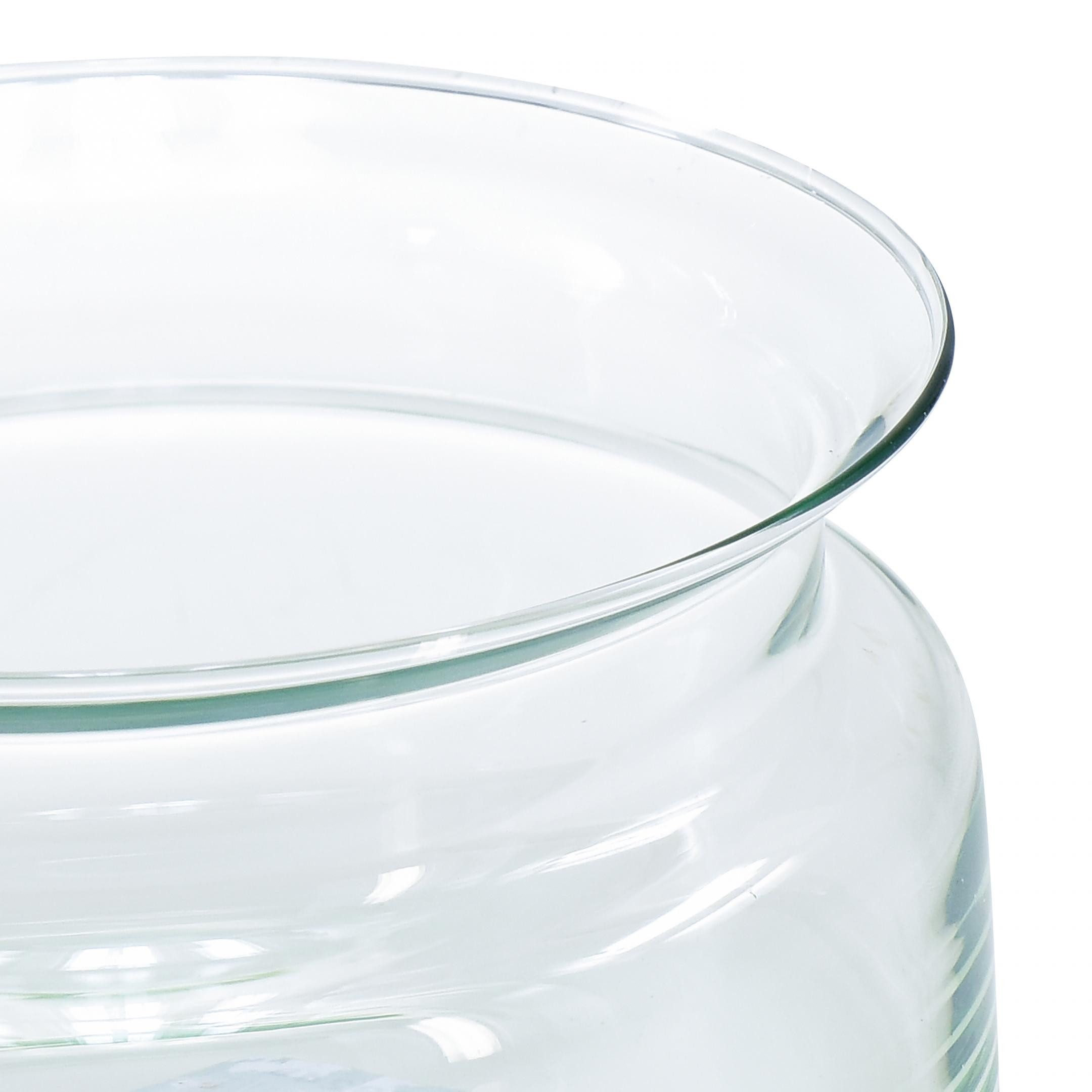 Florists Products Tischvase Glasschale Ø16cm Dekoschale Glas Schwimmschale Tischdeko