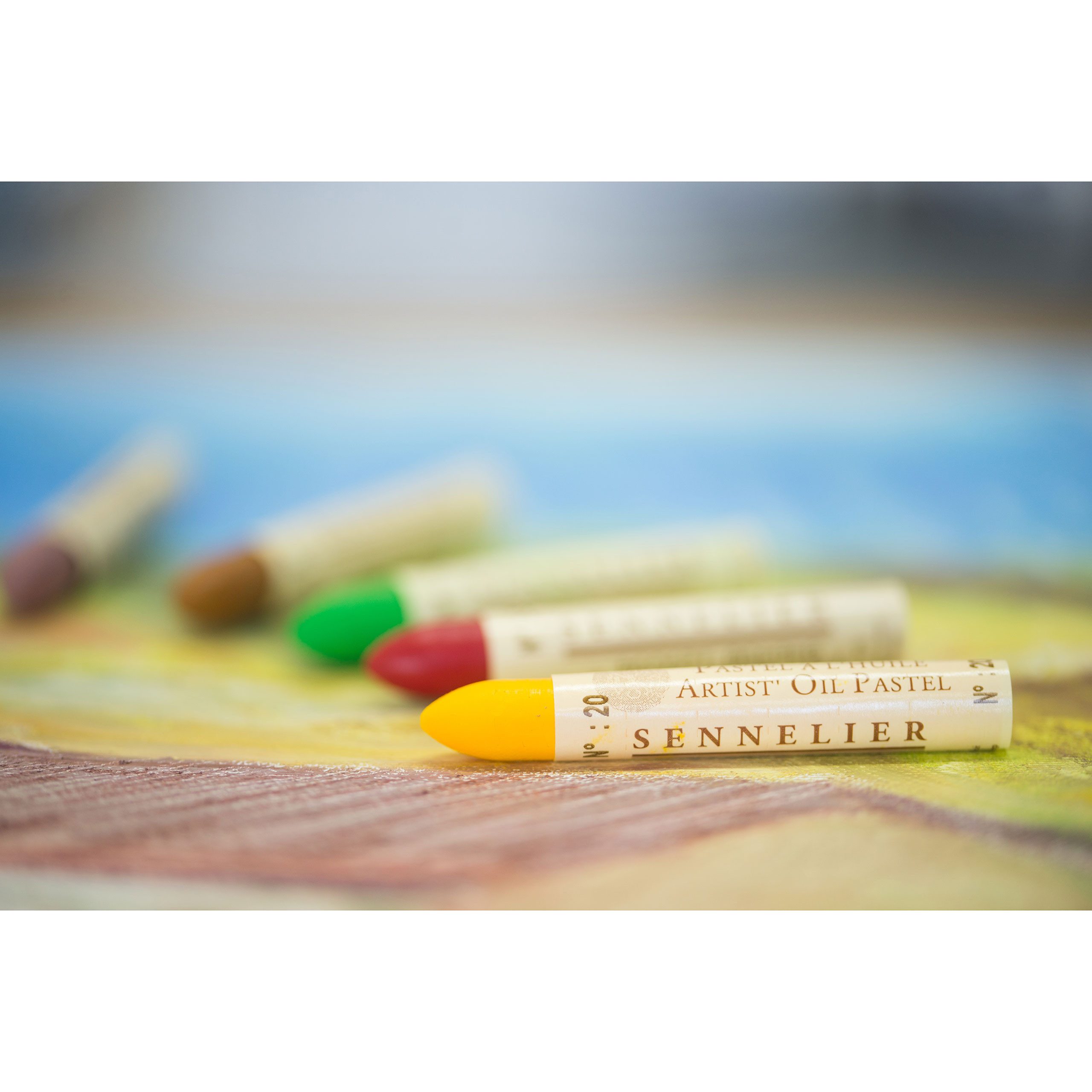 SENNELIER Ölfarbe Oil Pastels - Landschaft - Karton mit 24 Ölpastellen - N132520.241
