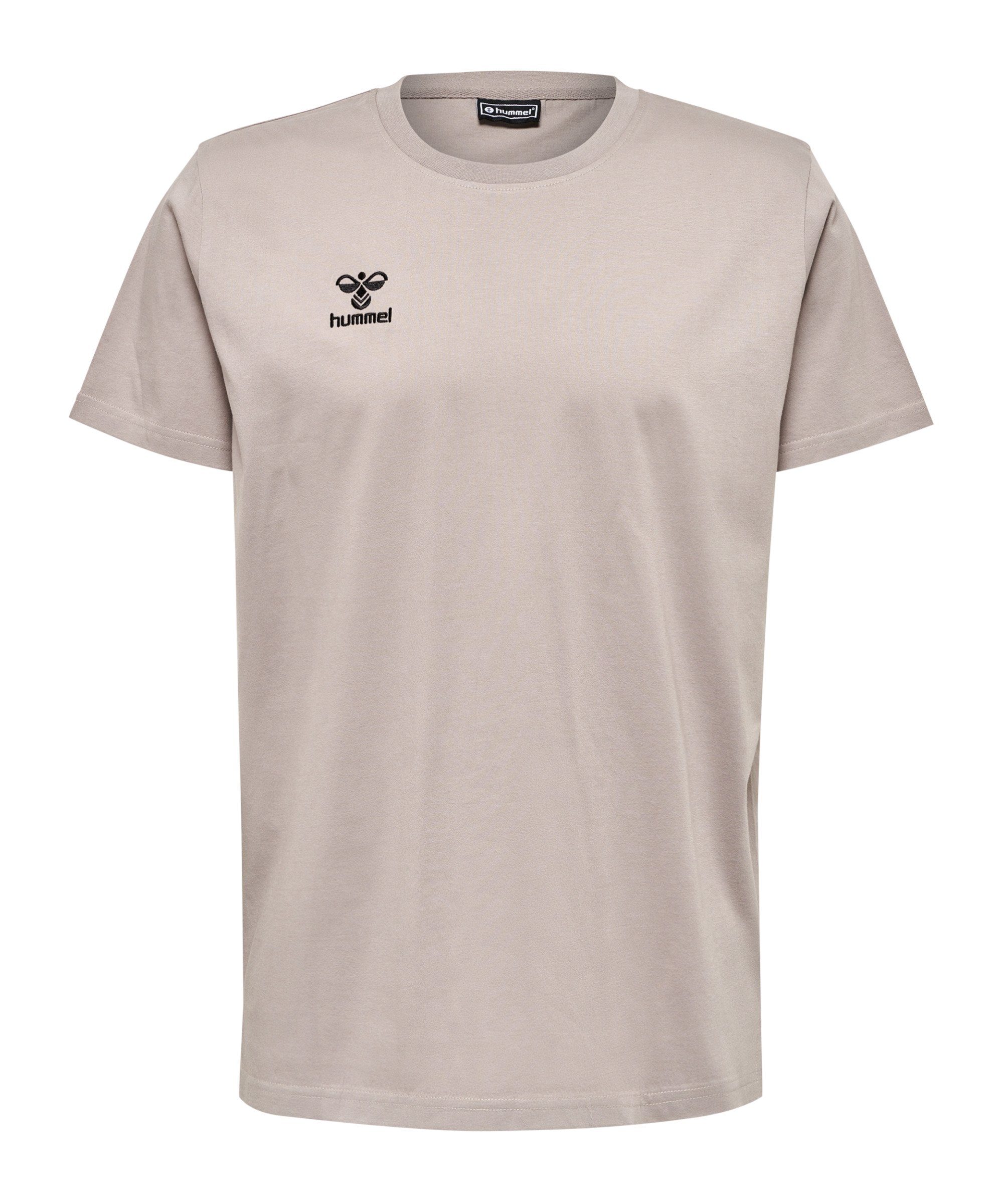 Move hummel T-Shirt default Beige T-Shirt Grid