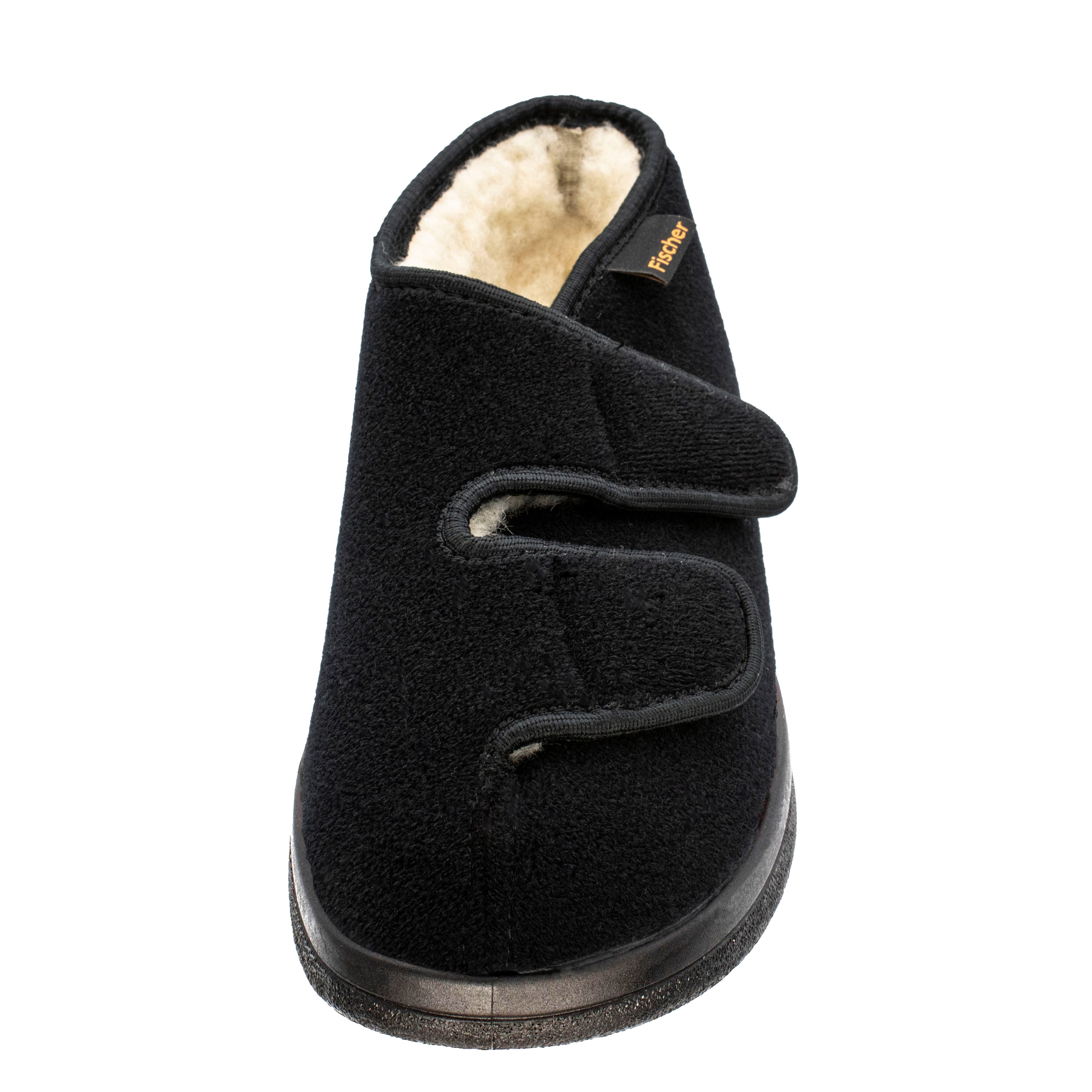Fischer-Markenschuh Ortho Klettschuh Schurwollfutter, Weite K, 2 Klettverschlüsse