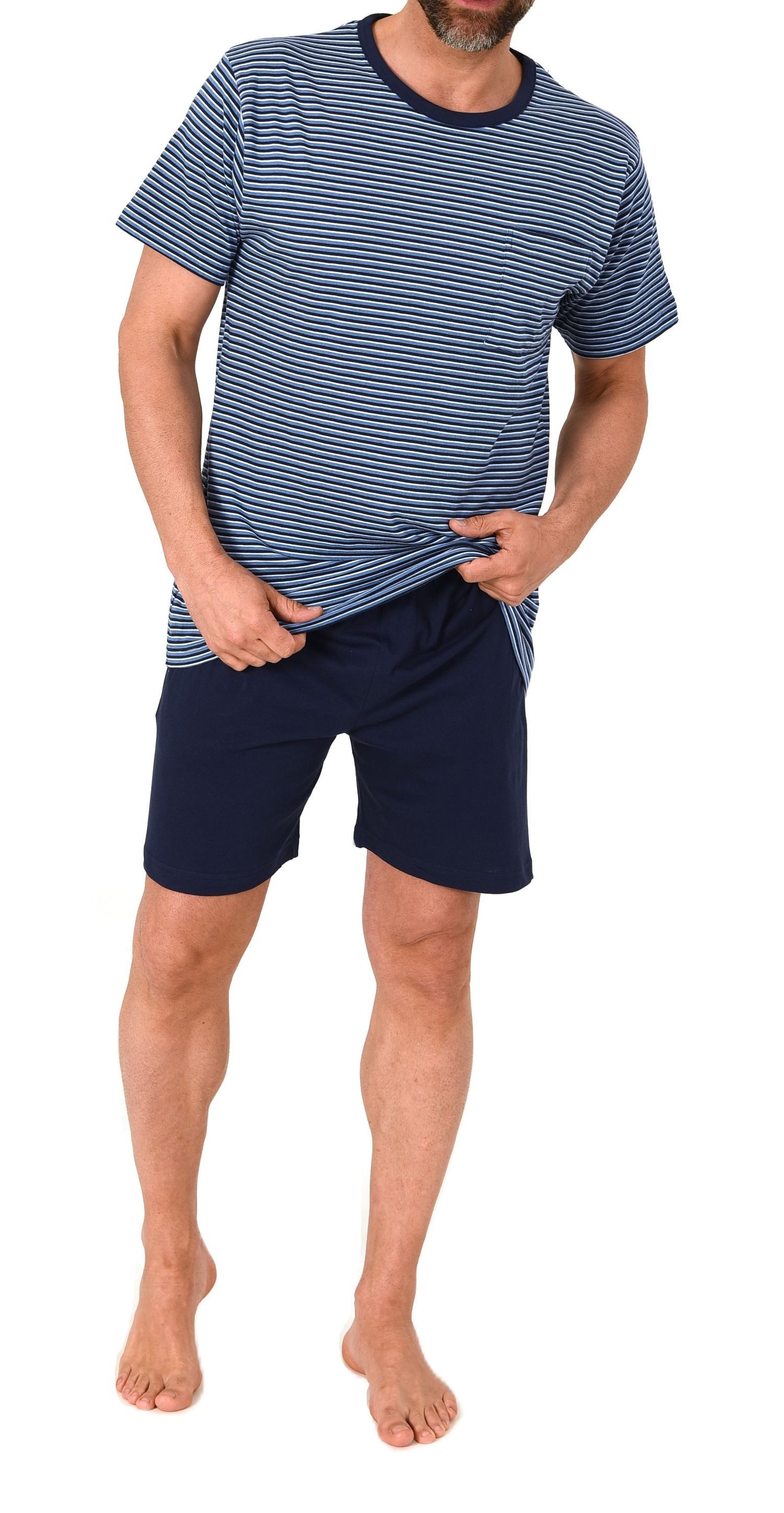 Pyjama Normann Herren kurzarm Schlafanzug Shorty Pyjama - auch in Übergrößen