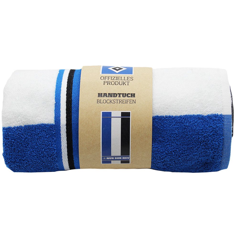 Hamburger SV Handtuch HSV Handtuch Blockstreifen