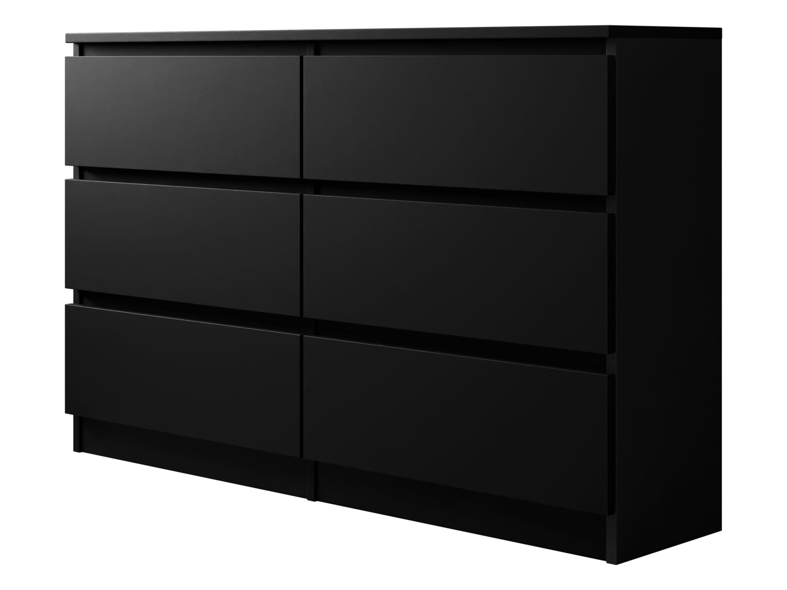 MIRJAN24 Kommode Malwa M6 120 (mit 6 Schubladen), grifflose Öffnungssystem, geräumiger Schubladen