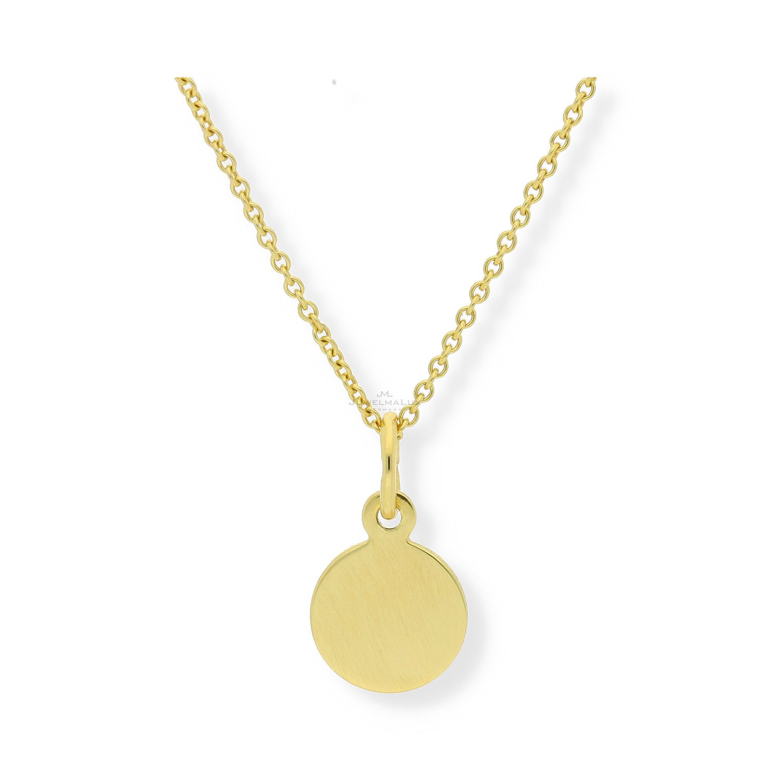 Kettenanhänger JuwelmaLux Anhänger 333/000 (8 Karat) Gold Gravurplatte JL14-02-0129
