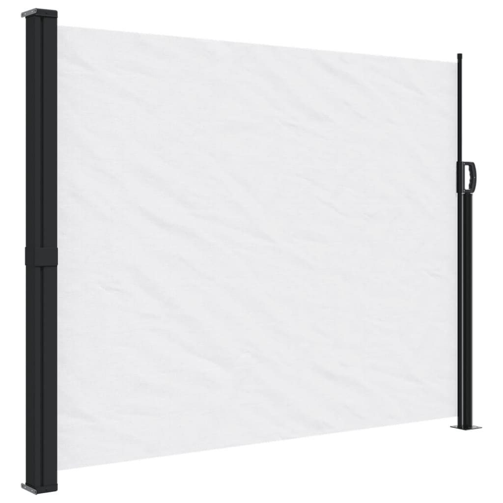 vidaXL Seitenmarkise 170 x 300 cm Seitenmarkise Ausziehbar Weiß 170x300 cm