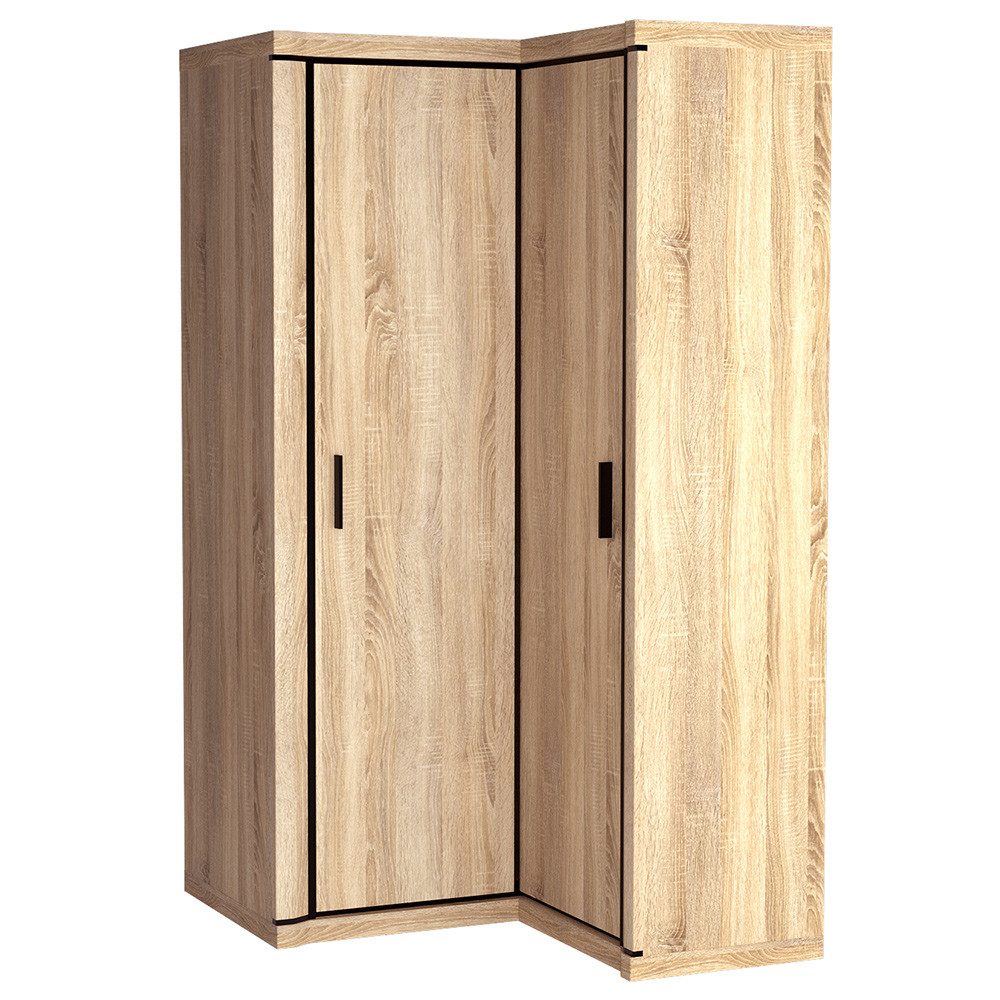Lomadox Kleiderschrank DUNEDIN-161 Eckkleiderschrank, Sonoma Eiche günstig online kaufen