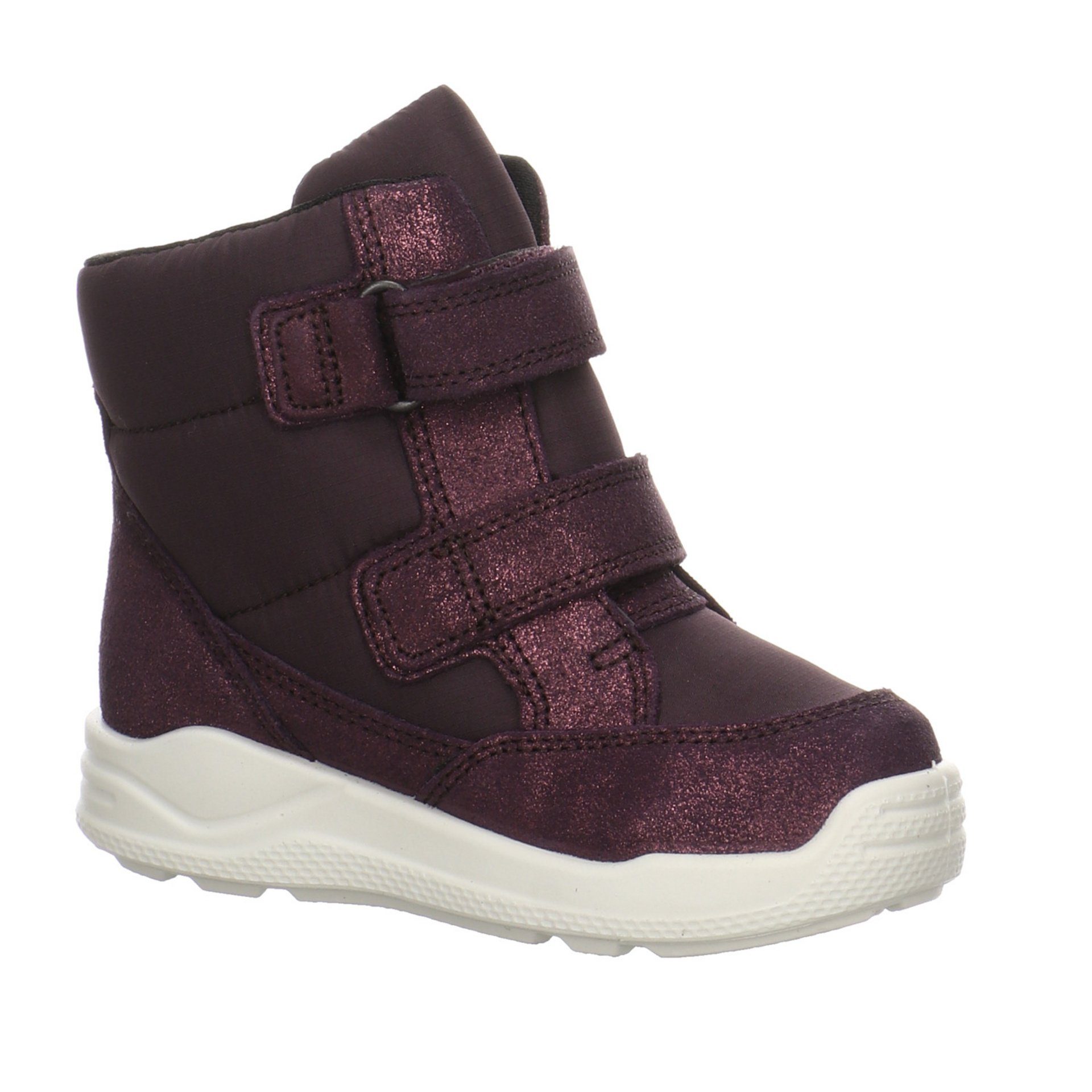 Schuhe Mini Jungen Stiefel Ecco Urban SHADE BAROLO/F Leder-/Textilkombination NIGHT Stiefel Klettboots