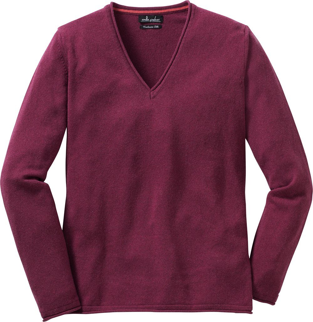V-Ausschnitt-Pullover