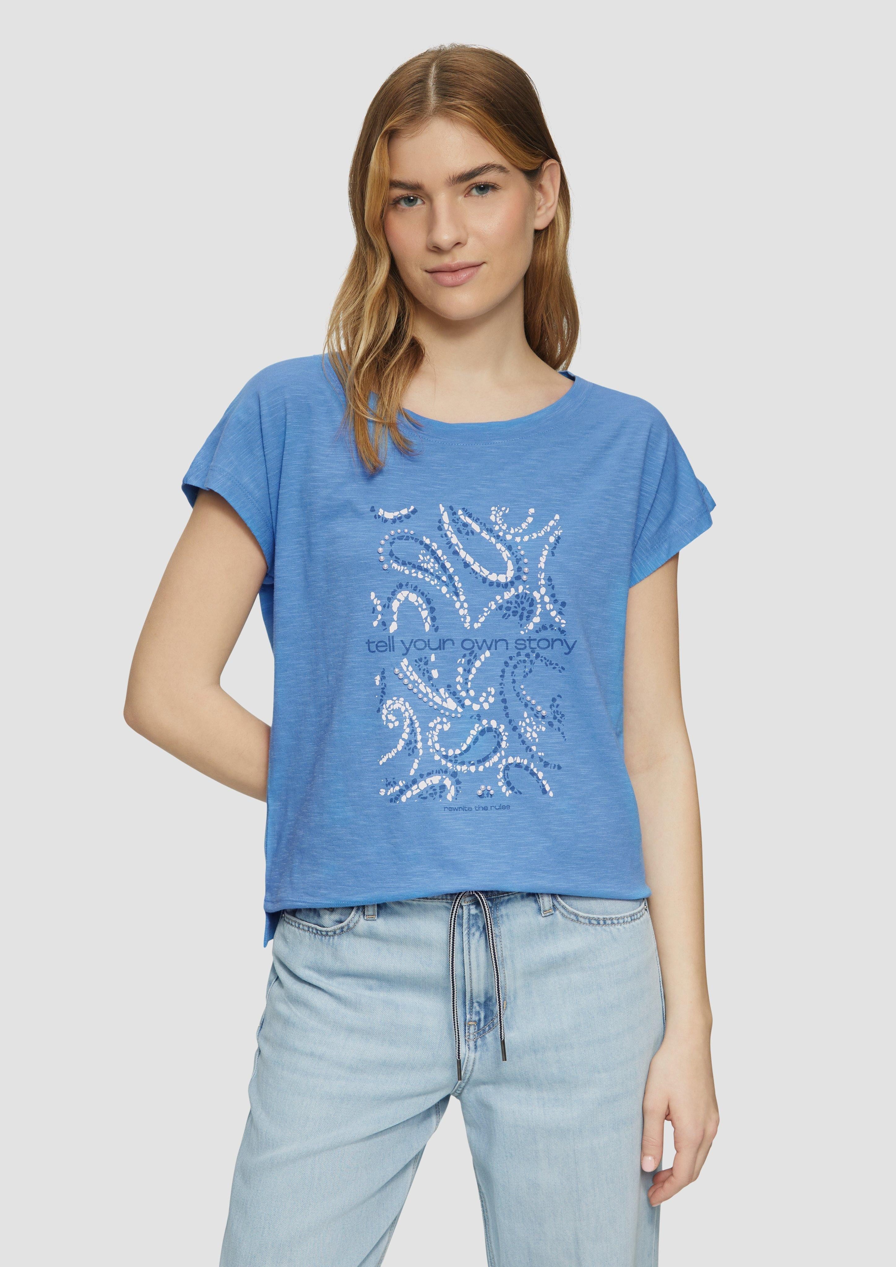 s.Oliver Shirttop T-Shirt im Relaxed Fit günstig online kaufen