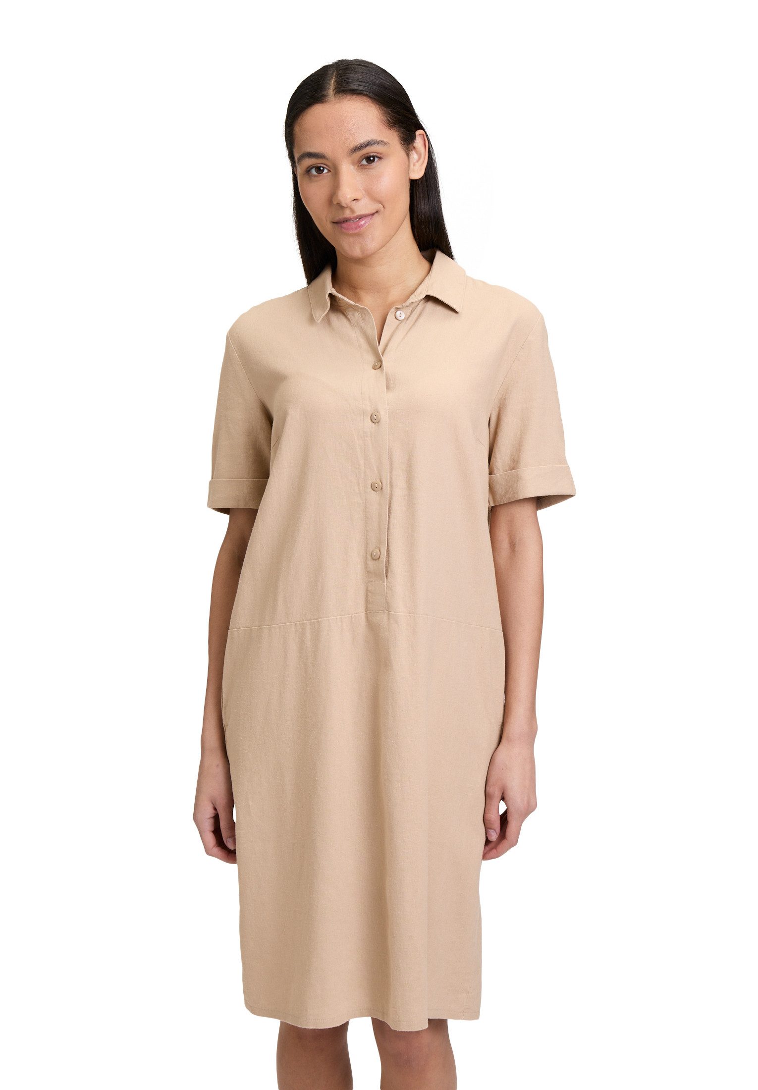 Betty Barclay Hemdblusenkleid Damen Leinenkleid mit Knopfleiste Form günstig online kaufen