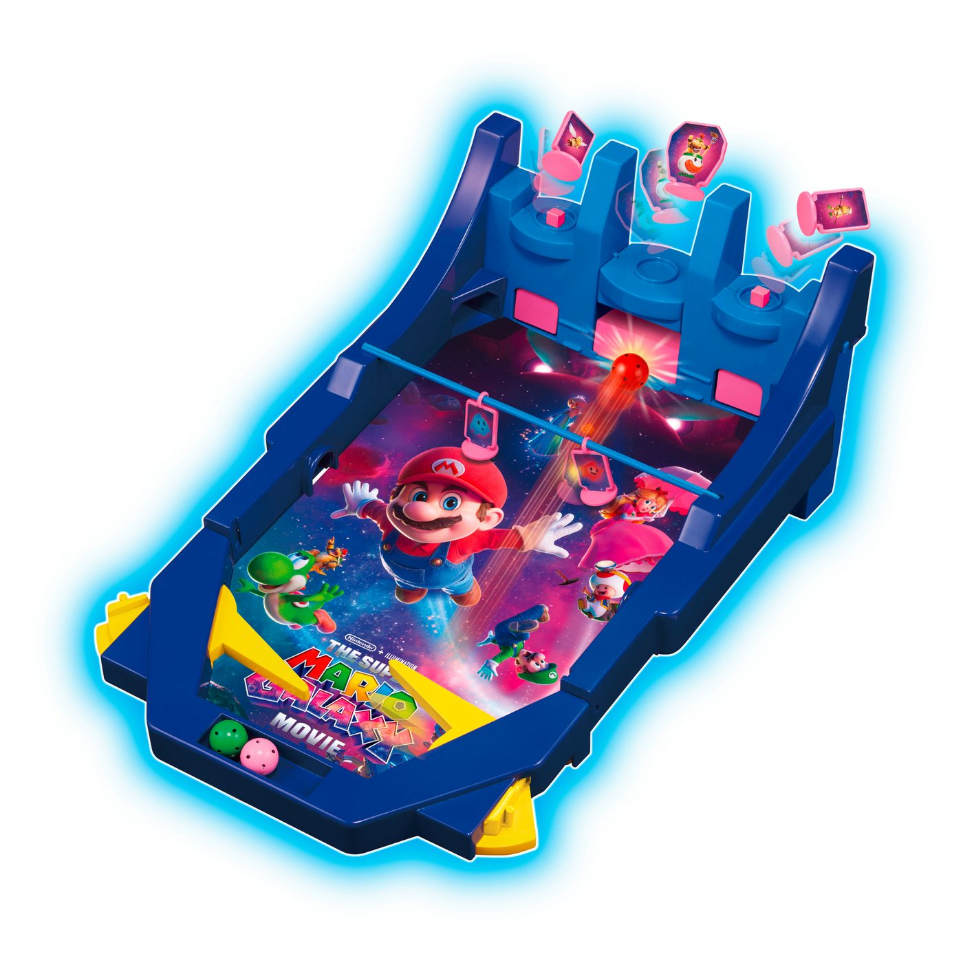 EPOCH Games Spiel Super Mario™ Galaxy Movie Battle Pinball, Familienspiel