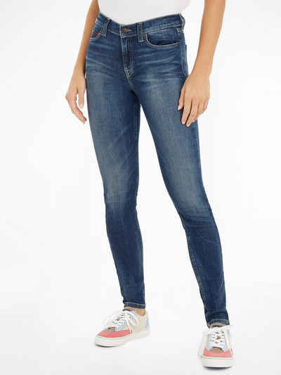 Tommy Jeans Skinny-fit-Jeans mit dezenten Label-Applikationen