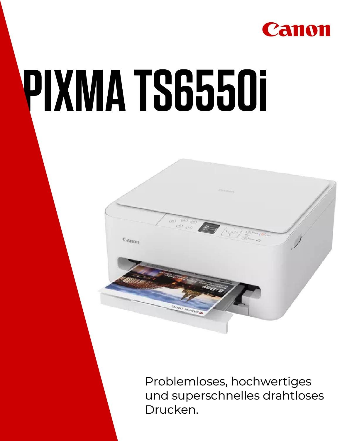 Canon PIXMA TS6550i Multifunktionsdrucker, (WLAN (Wi-Fi)