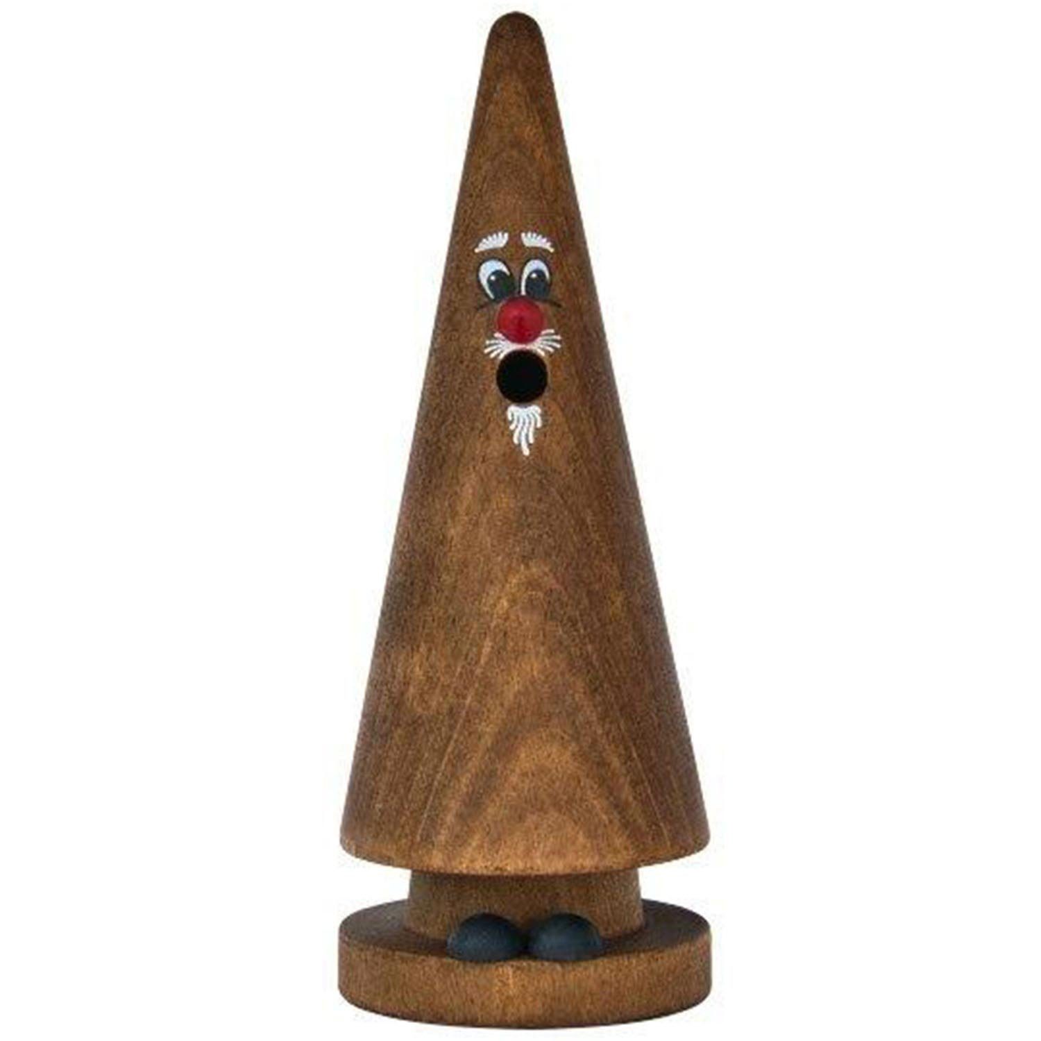 Crottendorfer Räuchermännchen Räucherkerzen Set Ziegenbein Addi Advent + Adventsduft 24 Kegel, (2 St), Original Erzgebirge Holzkunst, 13cm hoch