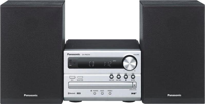 Panasonic SC-PM254EG Microanlage (Digitalradio (DAB), FM-Tuner mit RDS, 20 W)