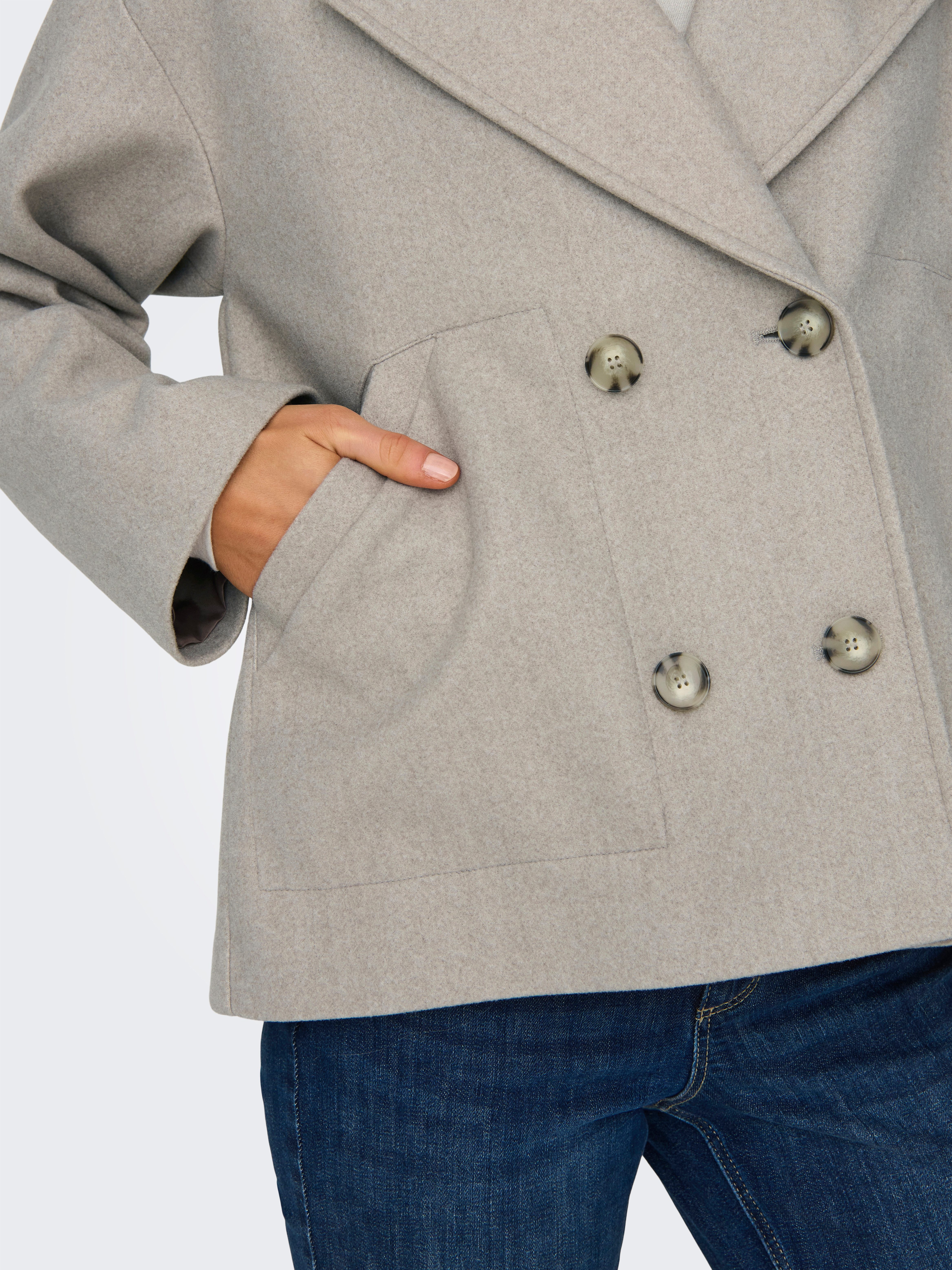 ONLY Kurzjacke ONLNANCY JACKET NOOS OTW Kunstfaser