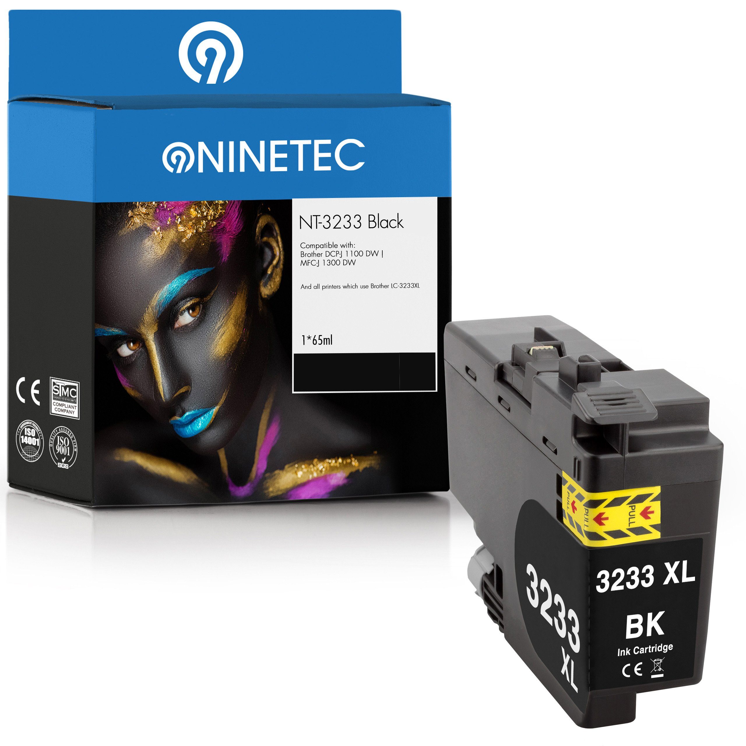 NINETEC Brother LC-3233 Tintenpatrone ersetzt 3233XL