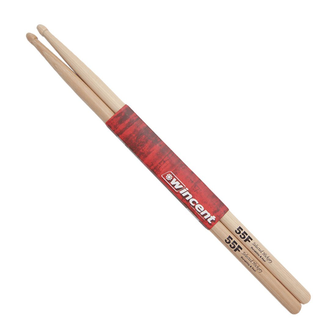 Wincent Schlagzeug Drumsticks 55F Fusion Hickory Woodtip