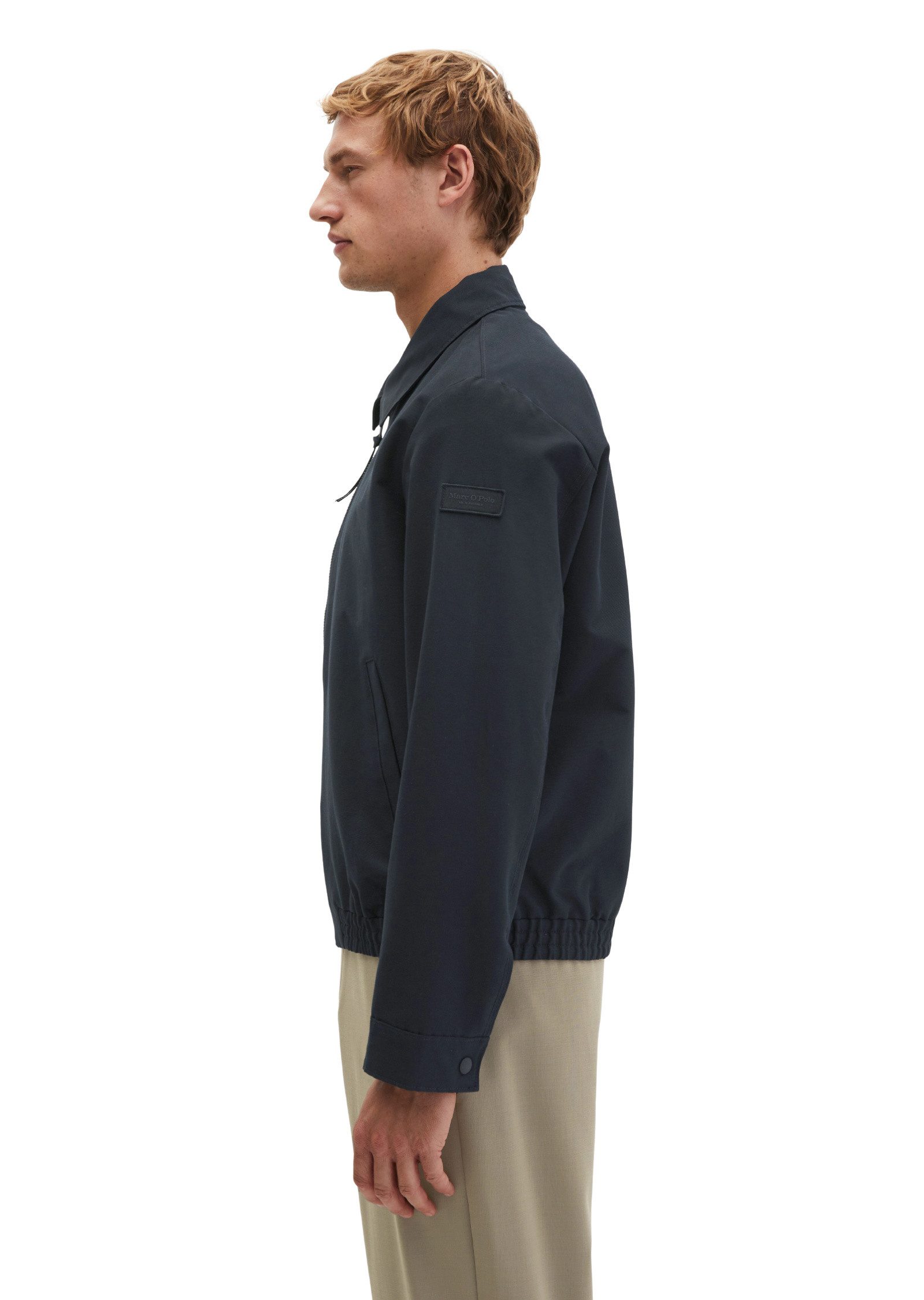 Marc O'Polo Outdoorjacke aus wasserabweisendem Bio-Baumwoll-Canvas