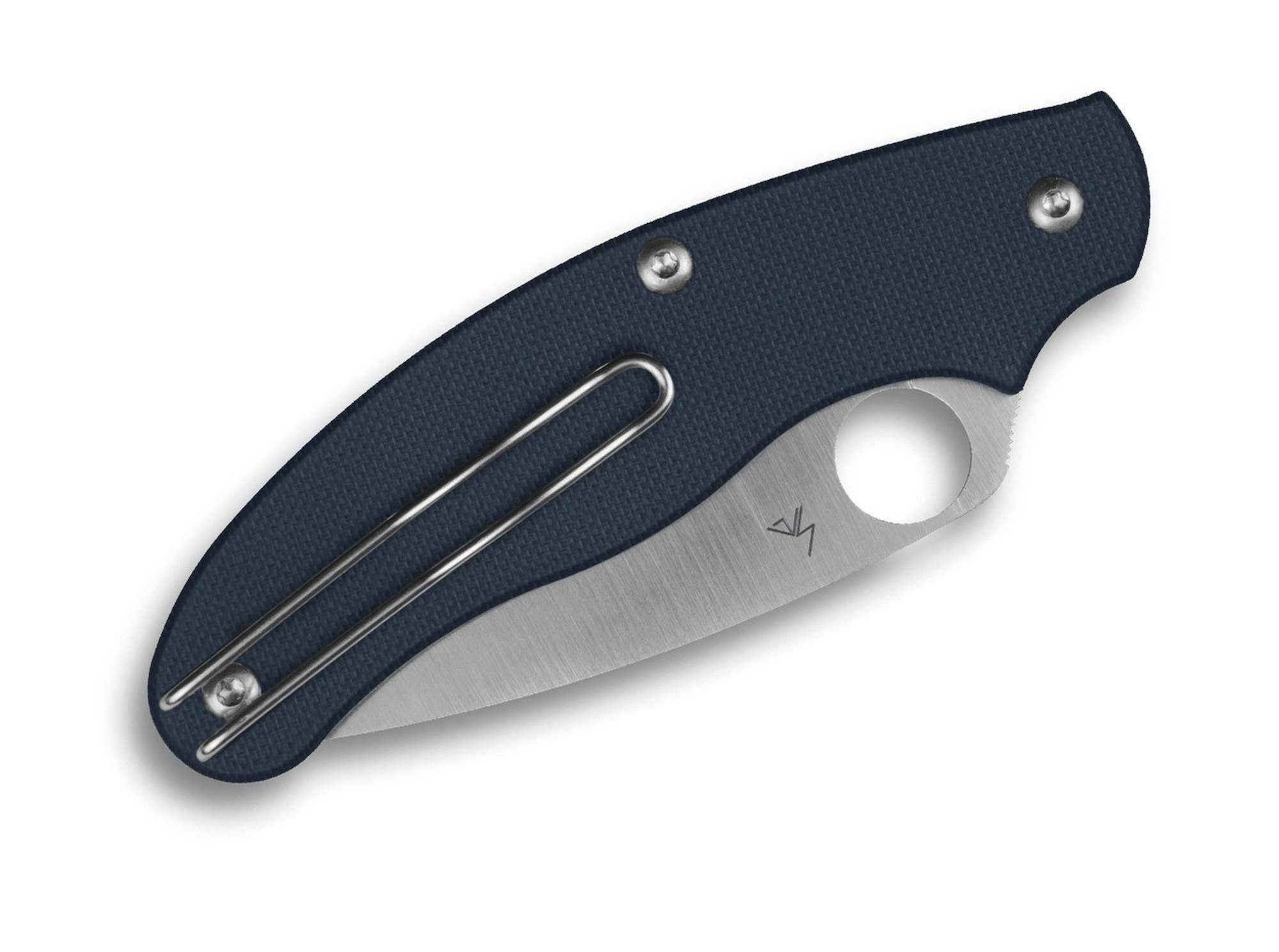 Spyderco Taschenmesser Spyderco UK Penknife Cobalt Blue G10 CPM-SPY27 PlainEdge