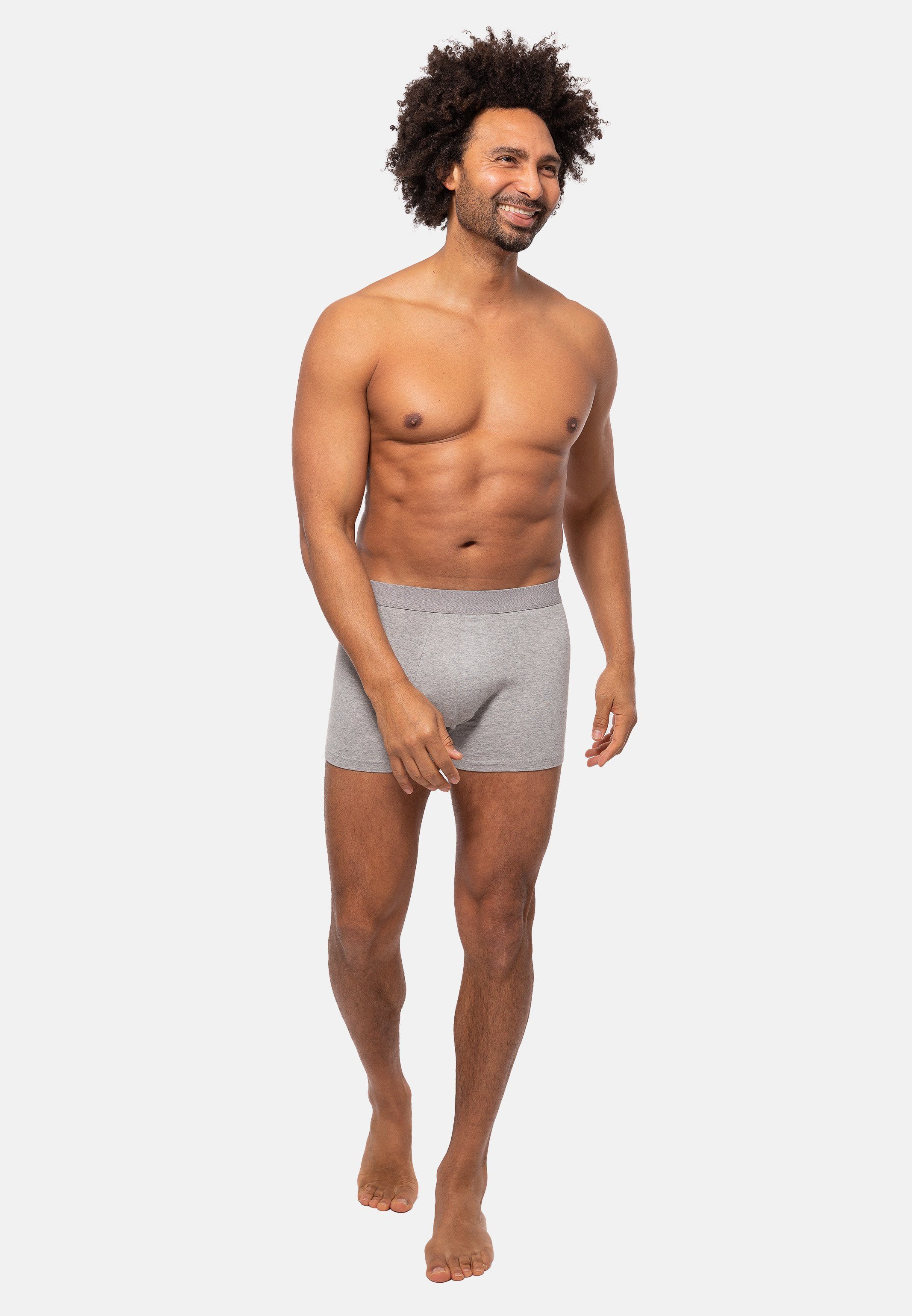 Almonu Retro Boxer 6er Pack Cotton - Melange (Spar-Set, 6-St) Retro Short / Pant - Baumwolle - ohne Eingriff – Bild 5 von 5