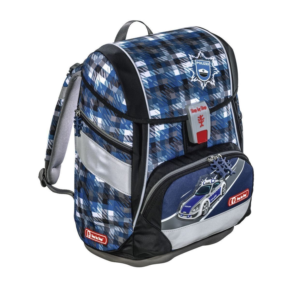 Step by Step Schulranzen 2in1 (4tlg., inkl. Federmäppchen, Turnbeutel und Schlamperrolle)
