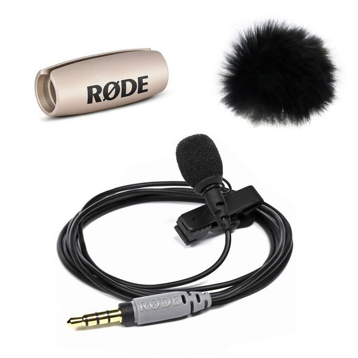 RODE Microphones Mikrofon Rode Smartlav+ Mikrofon + MicDrop + Windschutz
