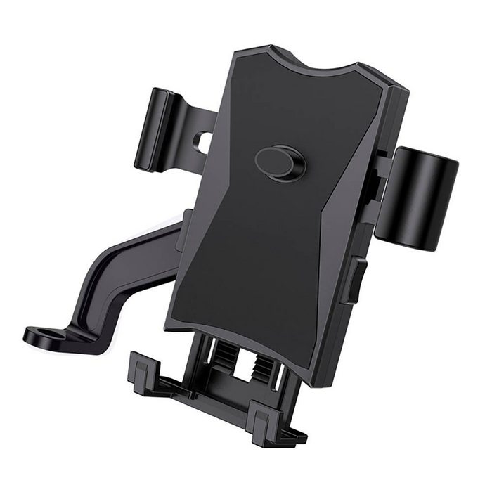 Kaku Handy-Halterung Lenker Fahrrad Bike Roller Halter 360 Grad Drehung schwarz Smartphone-Halterung