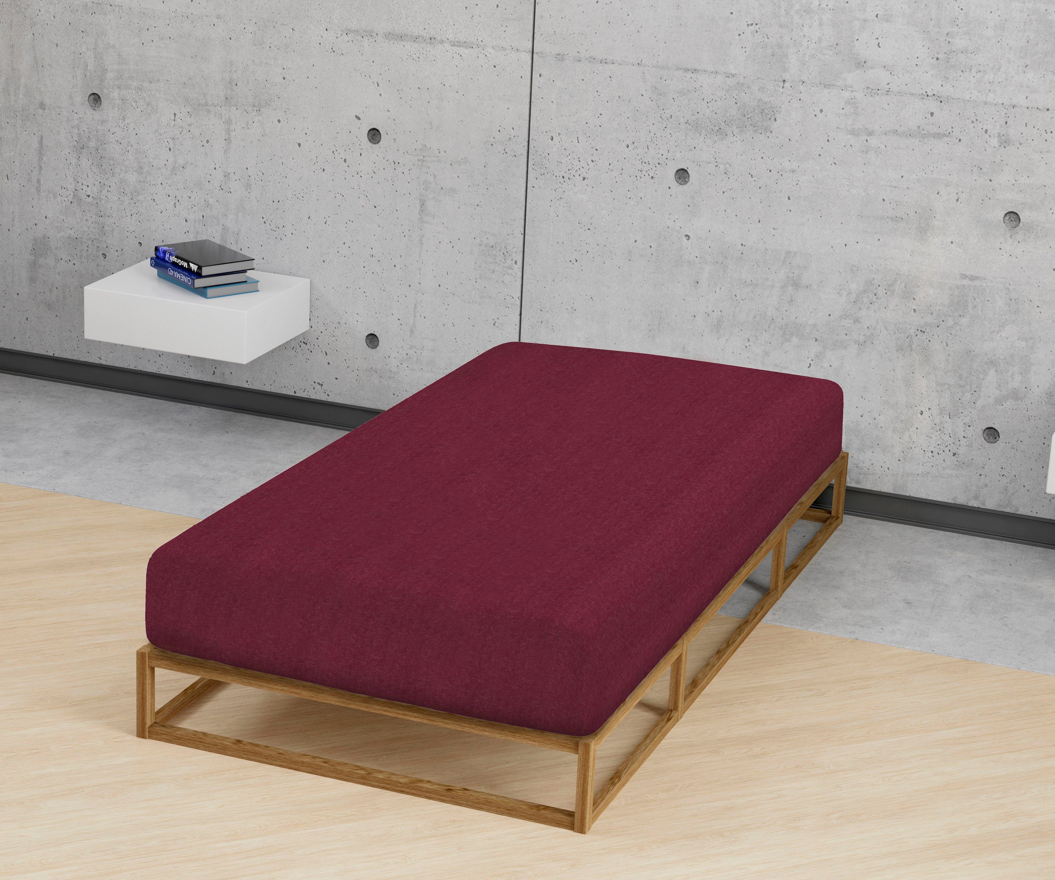 Biberna Spannbettlaken Hermal, Flanell, Gummizug: rundum, (1 Stück), 100% B günstig online kaufen