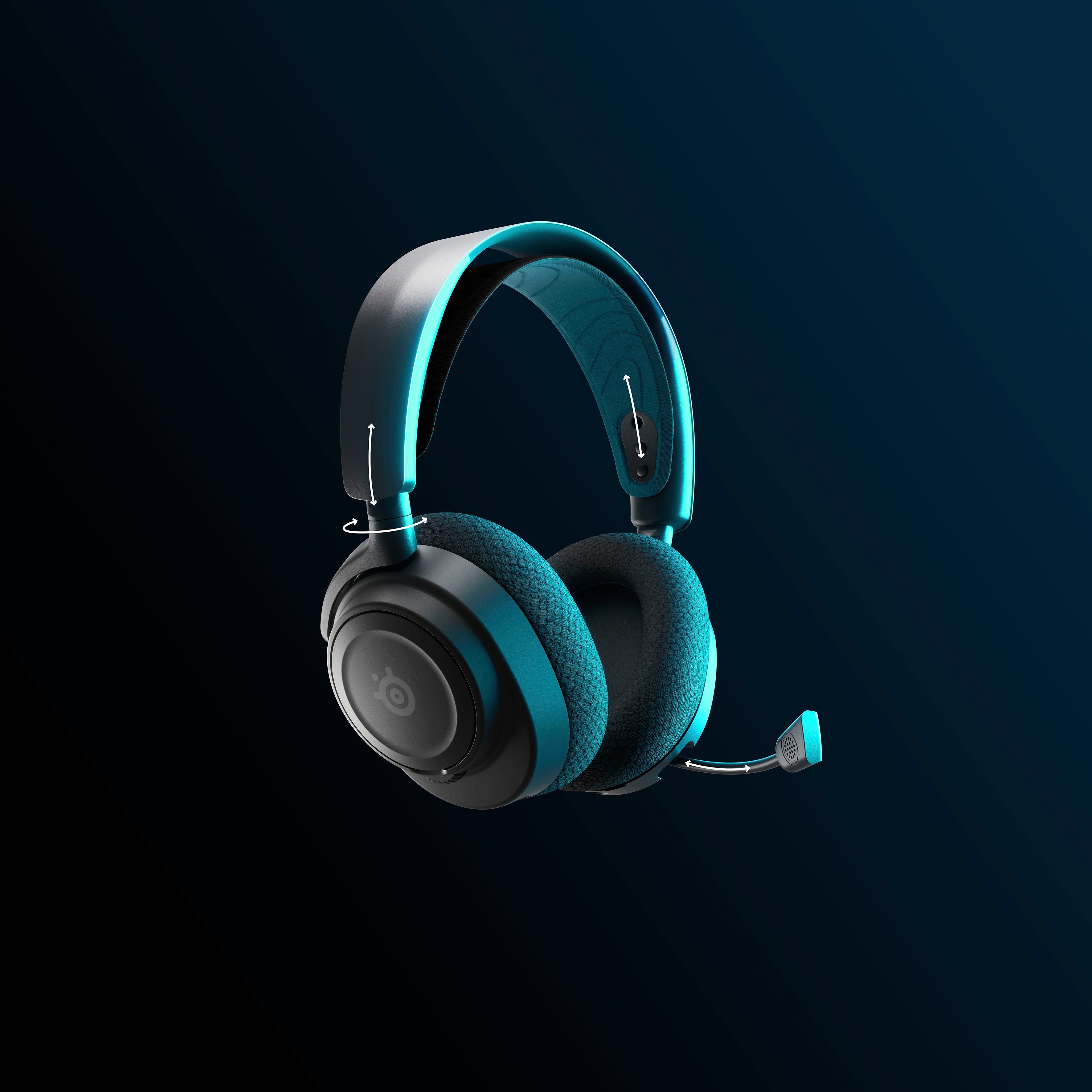 SteelSeries Gaming-Headset Wireless) Arctis Nova Bluetooth, 7P (Noise-Cancelling,