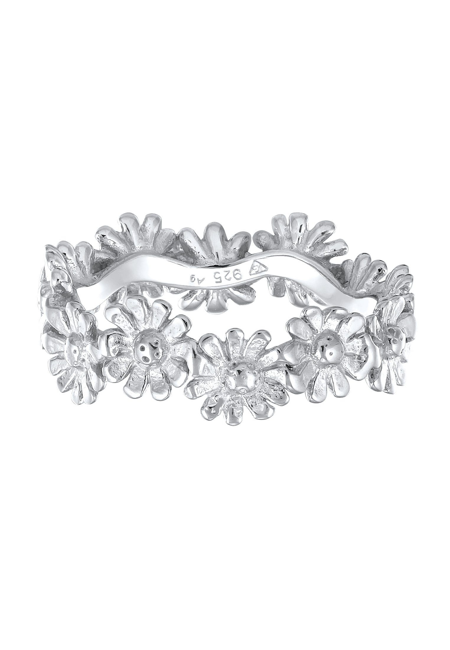 Elli Fingerring Bandring Blüte Blume Flower günstig online kaufen