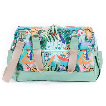 MILK&MOO Wickeltasche Milk&Moo Jungle Friends Wickeltasche Mehrfarbig (1-tlg)