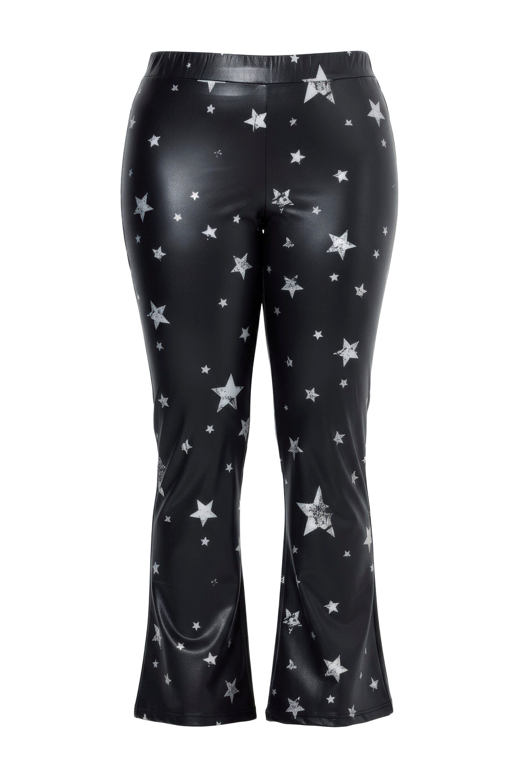 Angel of Style Schlupfhose Leggings mit Schlag Lederoptik mit Sternen günstig online kaufen