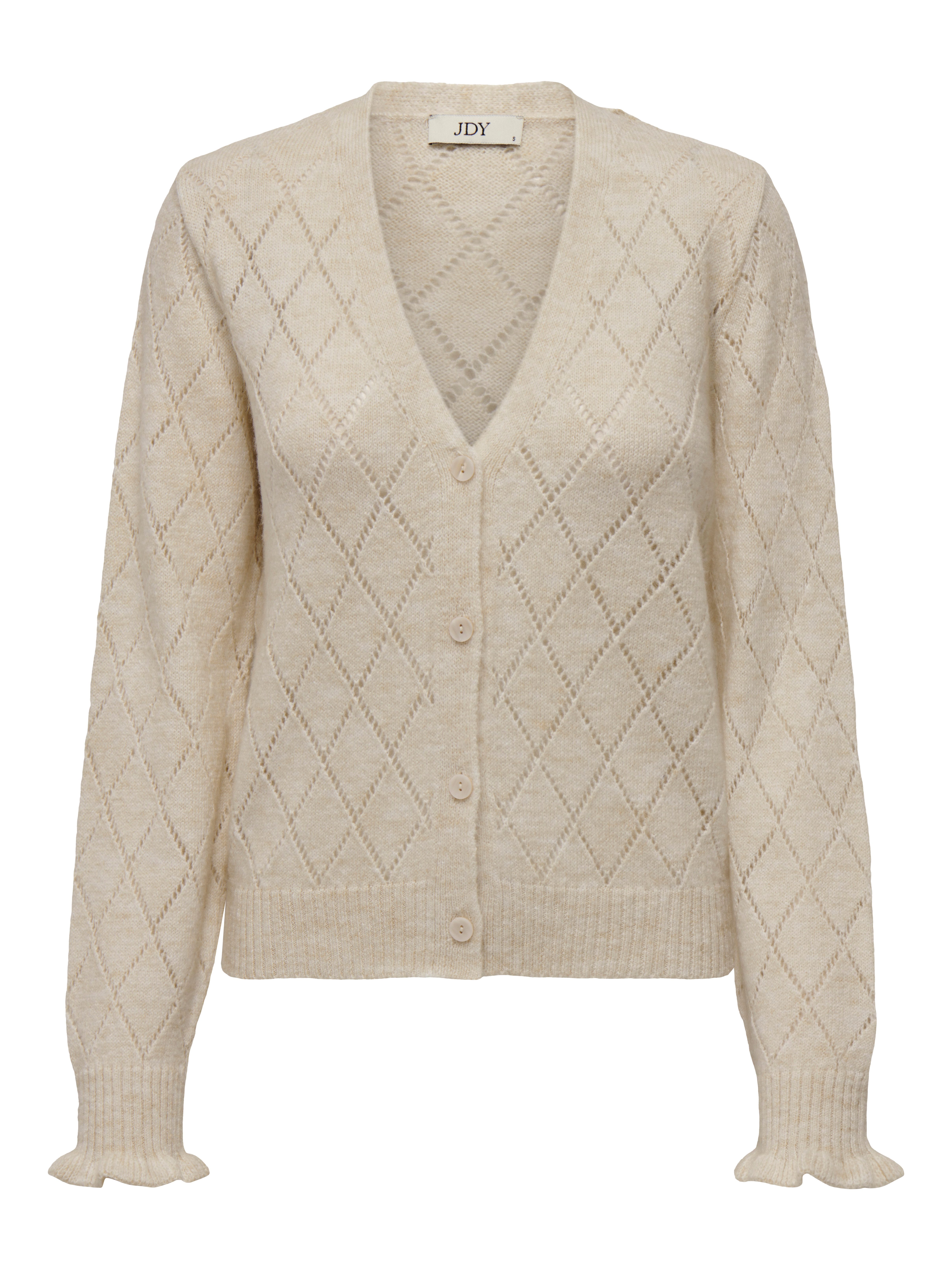 Strickjacke JDYLETTY L/S V-NECK STRUC CARDI KNT NOOS