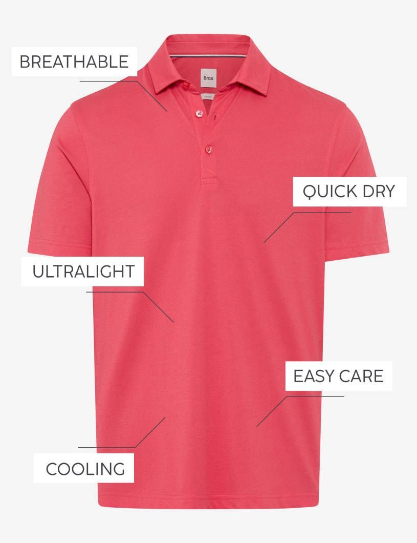 Brax Stehkragenshirt