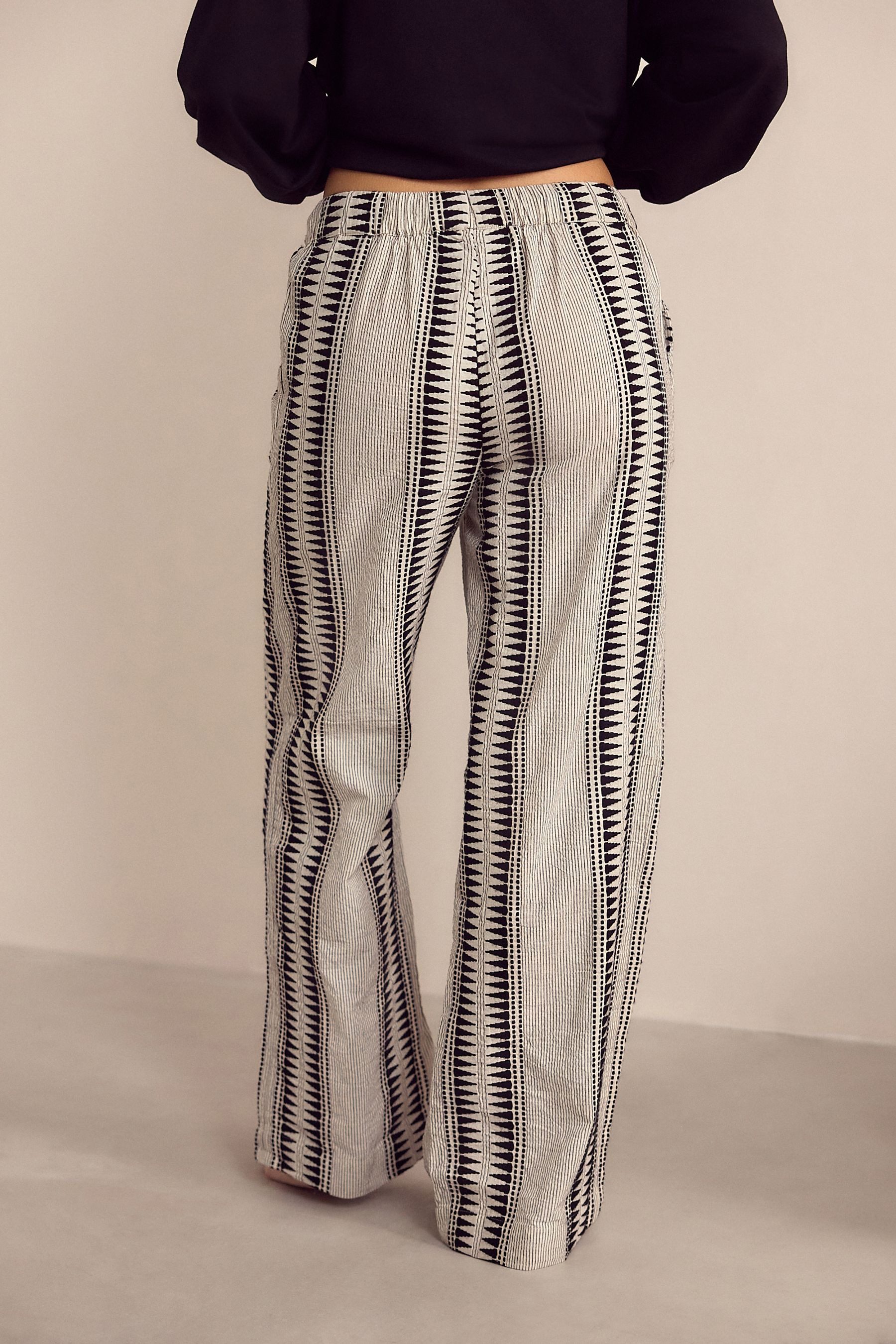 Next Loungehose Jacquard-Hose (1-tlg)