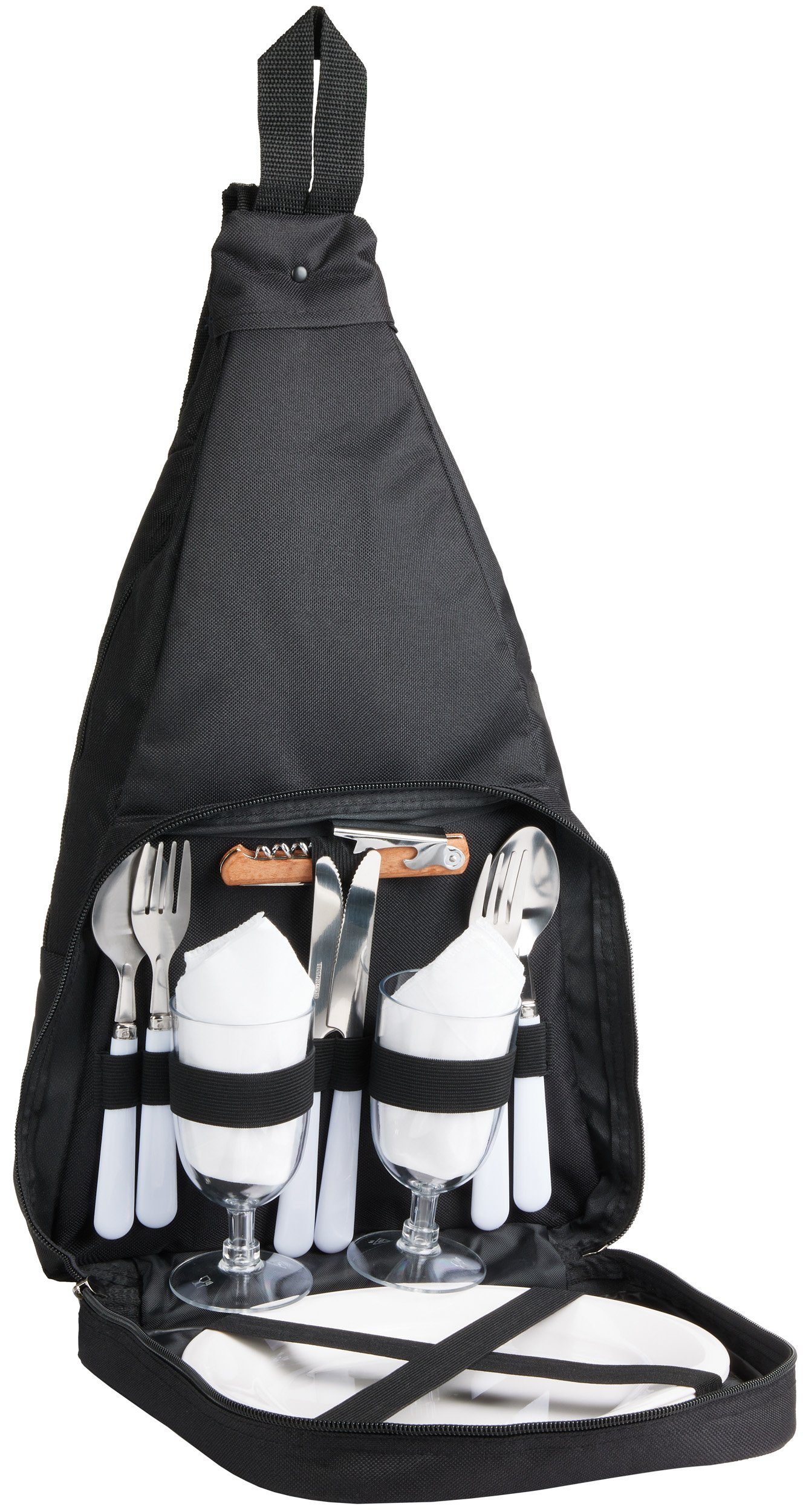 BRUBAKER Freizeitrucksack Picknickrucksack für 2 Personen günstig online kaufen