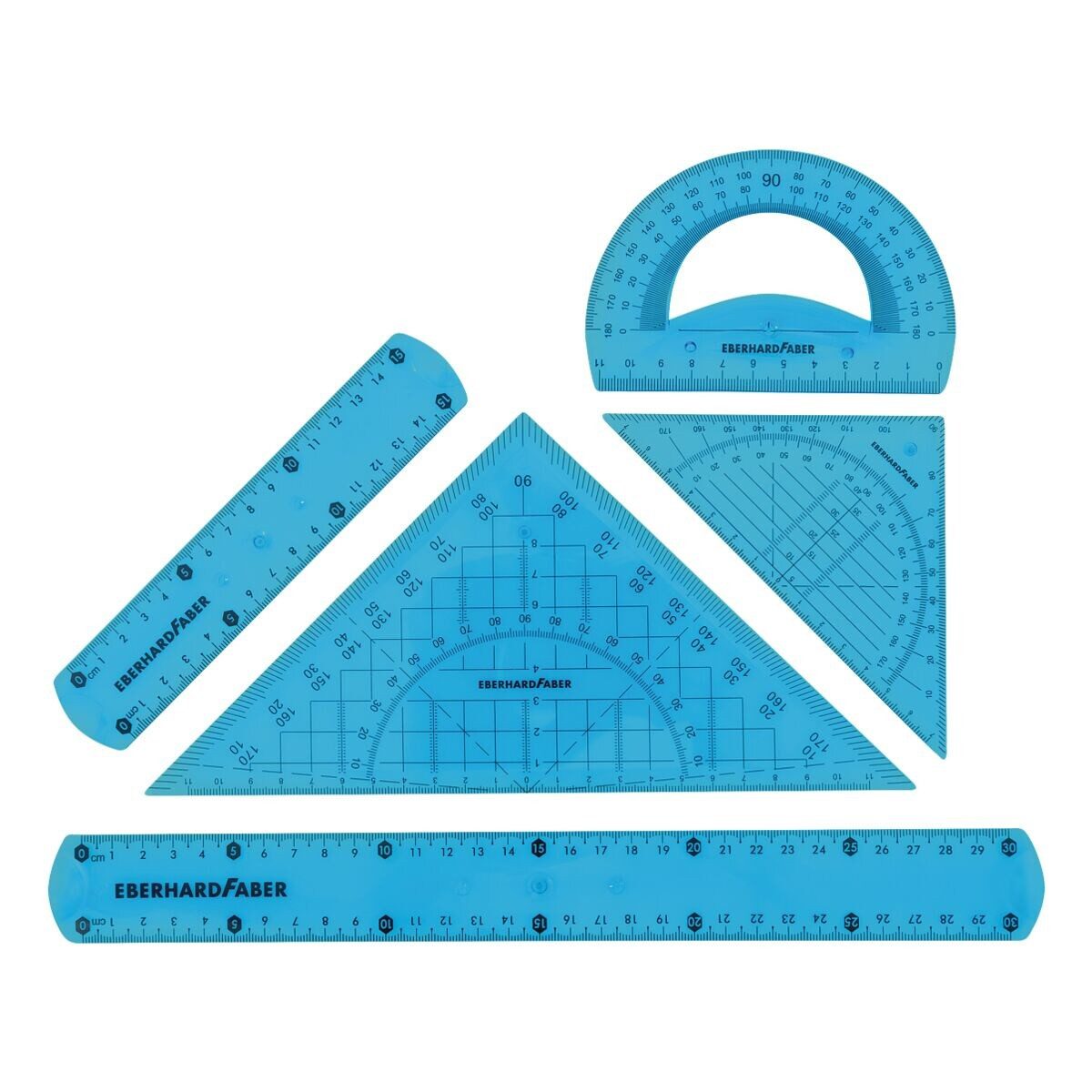 Faber-Castell Schulranzen Faber-Castell Geometrieset 5-teilig – flexibel & bruchsicher