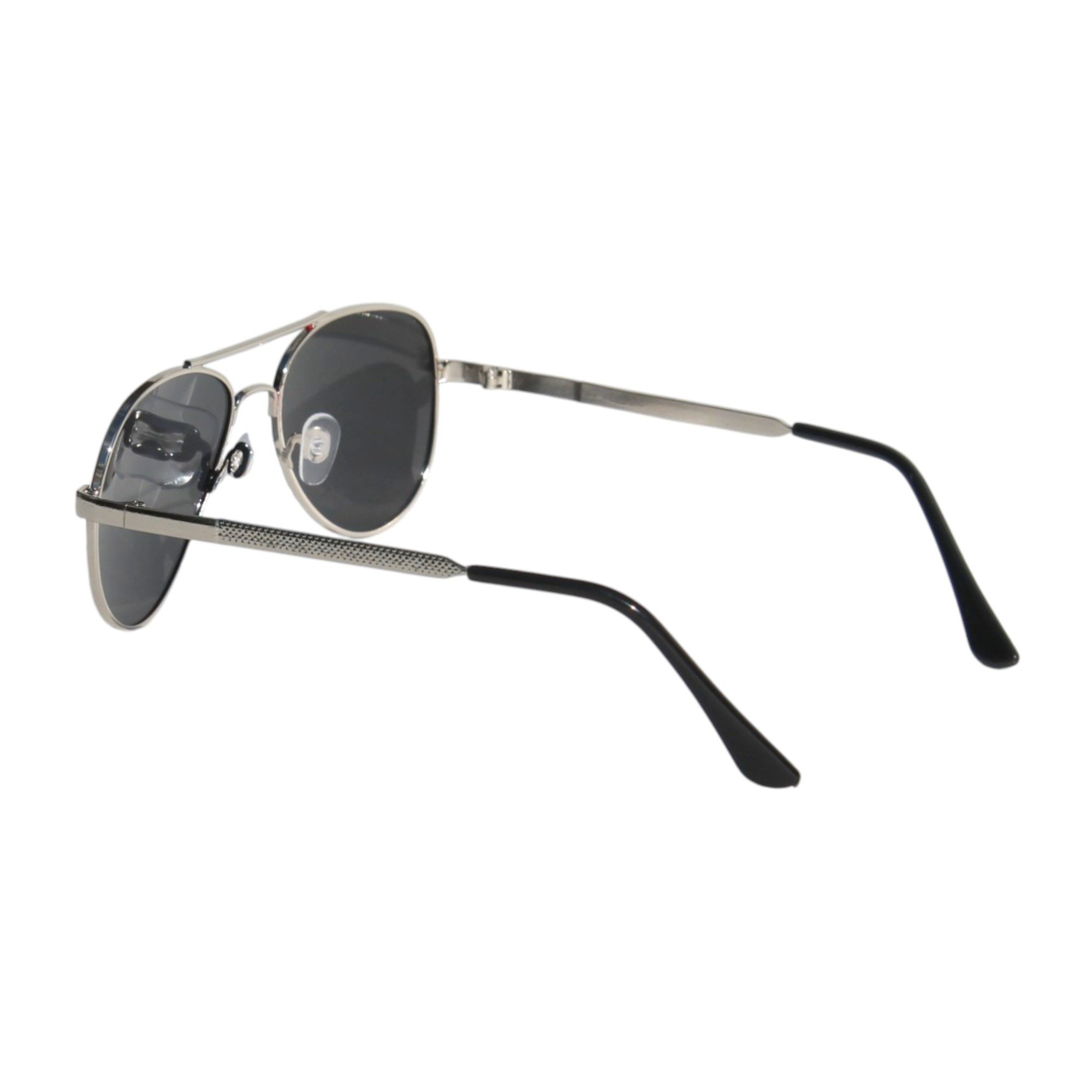 Rennec Sonnenbrille Kinder Pilotenbrille Polarisiert Jungen Mädchen 6 bis 11 Jahre (inklusive Brillenbeutel) Gläser UV400 Schwarz Getönt, stabiles Metallgestell