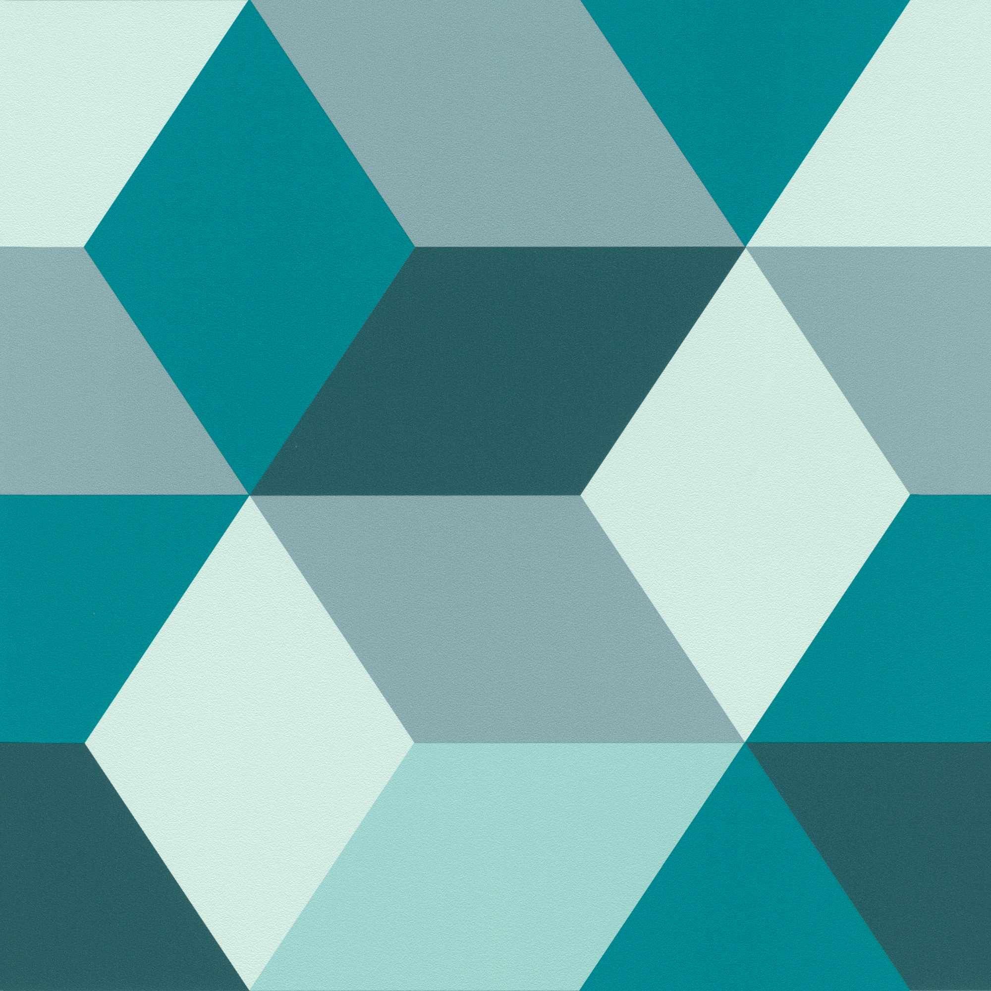 Rasch Vliestapete Selection, 638110, Muster & Motive, 10.05 x 0.53 m, Blau. € 58,45, (€ 10,97 pro 1 qm).